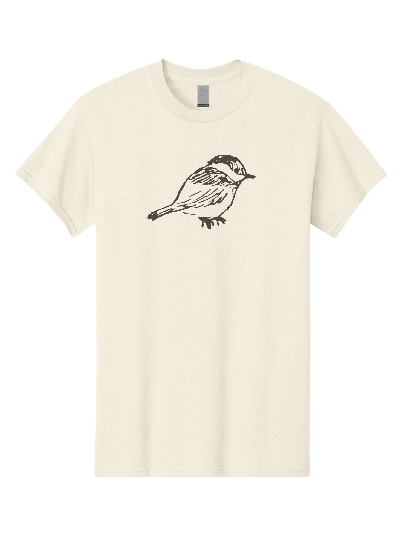 Sparrow Men'S Graphic Tee, 100% Cotton, Comfortable Casual Summer Wear, Machine Washable, Simple Bird, Illustration Art, Minimalist Design, Animal Graphics, Wildlife Illustration, Bird Species Aab130 3