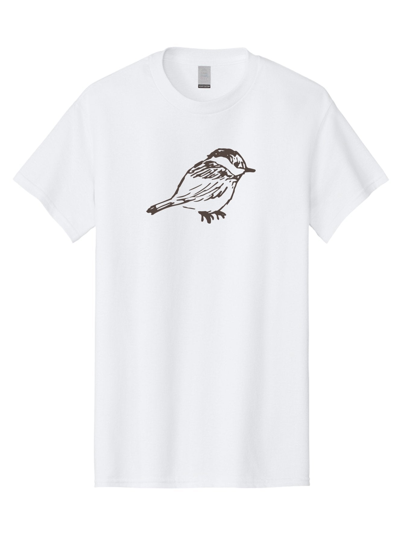 Sparrow Men'S Graphic Tee, 100% Cotton, Comfortable Casual Summer Wear, Machine Washable, Simple Bird, Illustration Art, Minimalist Design, Animal Graphics, Wildlife Illustration, Bird Species Aab130 10