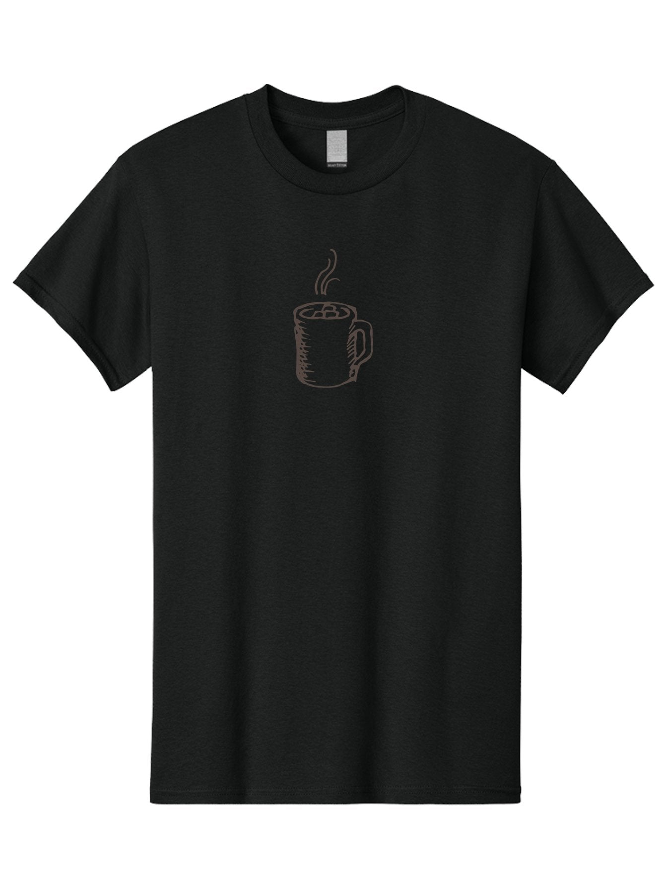 Steaming-Coffee-Mug Men'S Graphic Tee, 100% Cotton, Comfortable Casual Summer Wear, Machine Washable, Hot Beverage, Coffee Mug, Steaming Drink, Morning Coffee, Daily Grind, Cozy Morning, Warm Drink Aab137 3