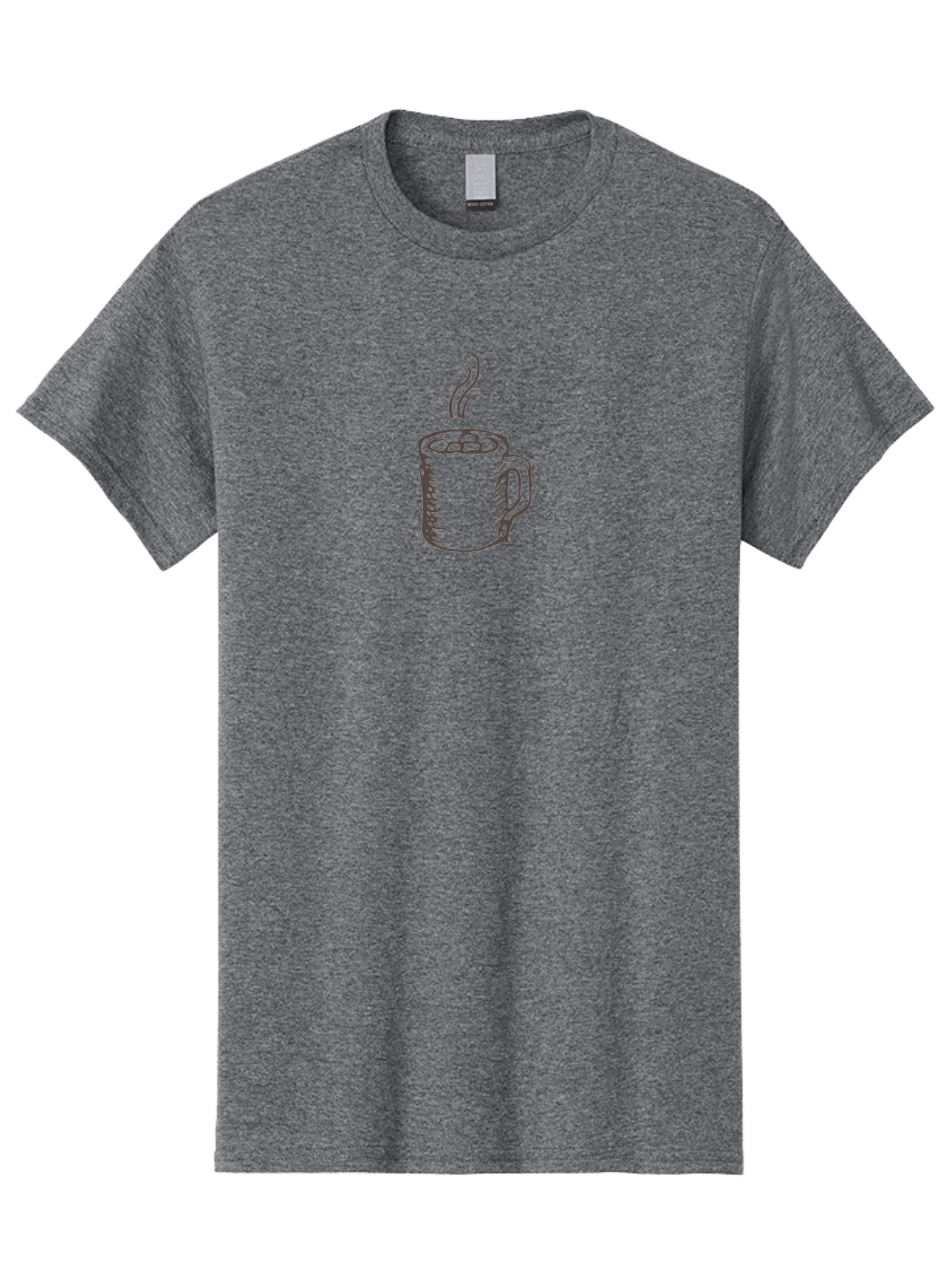 Steaming-Coffee-Mug Men'S Graphic Tee, 100% Cotton, Comfortable Casual Summer Wear, Machine Washable, Hot Beverage, Coffee Mug, Steaming Drink, Morning Coffee, Daily Grind, Cozy Morning, Warm Drink Aab137 9