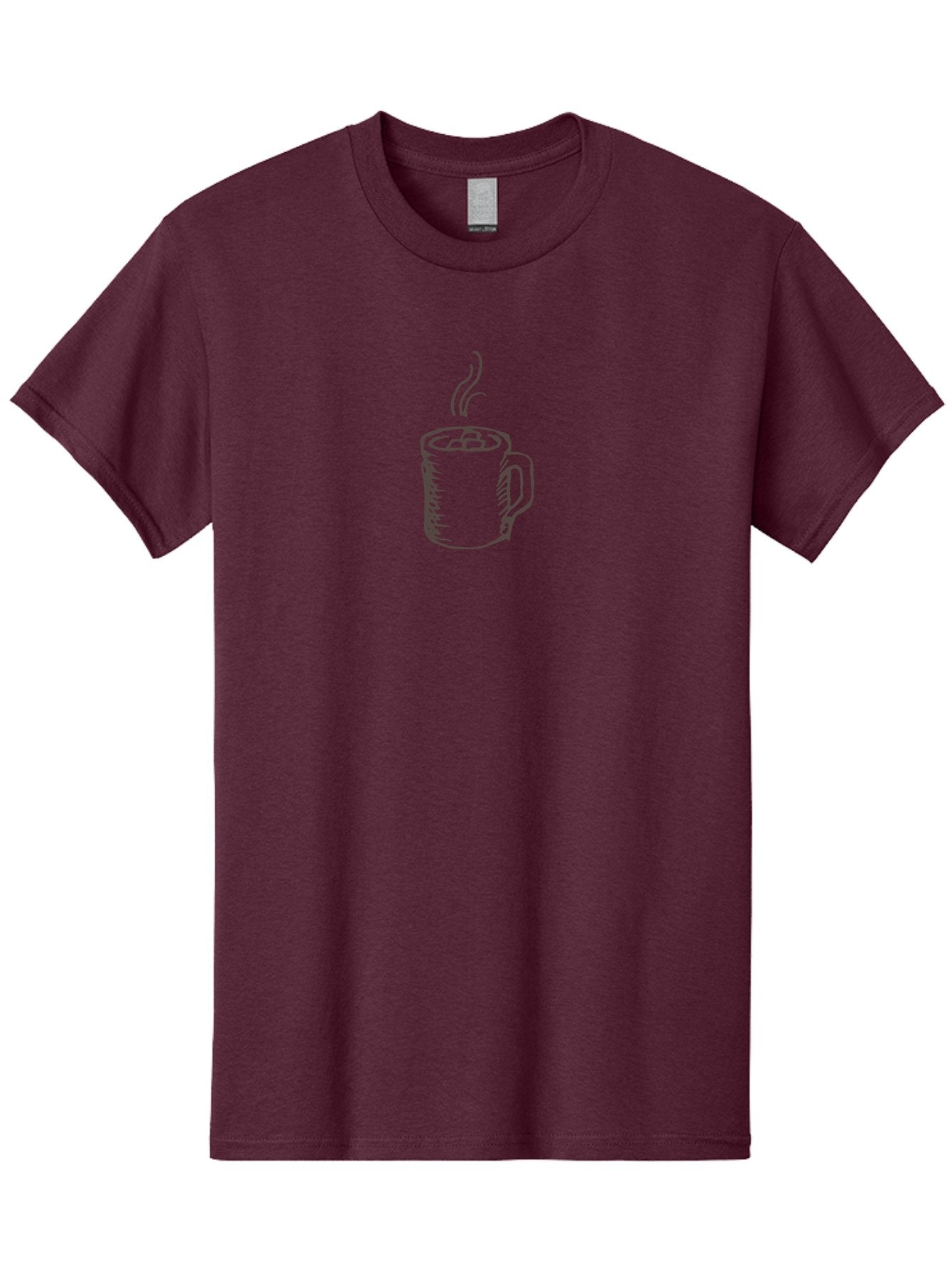 Steaming-Coffee-Mug Men'S Graphic Tee, 100% Cotton, Comfortable Casual Summer Wear, Machine Washable, Hot Beverage, Coffee Mug, Steaming Drink, Morning Coffee, Daily Grind, Cozy Morning, Warm Drink Aab137 11