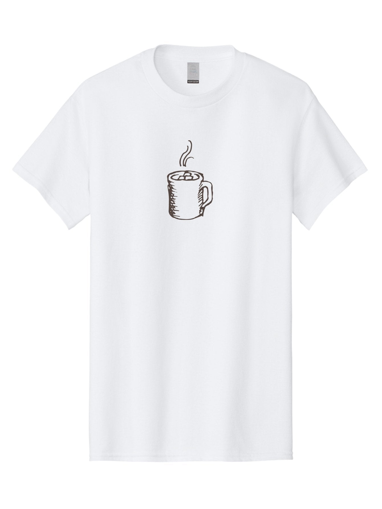 Steaming-Coffee-Mug Men'S Graphic Tee, 100% Cotton, Comfortable Casual Summer Wear, Machine Washable, Hot Beverage, Coffee Mug, Steaming Drink, Morning Coffee, Daily Grind, Cozy Morning, Warm Drink Aab137 6