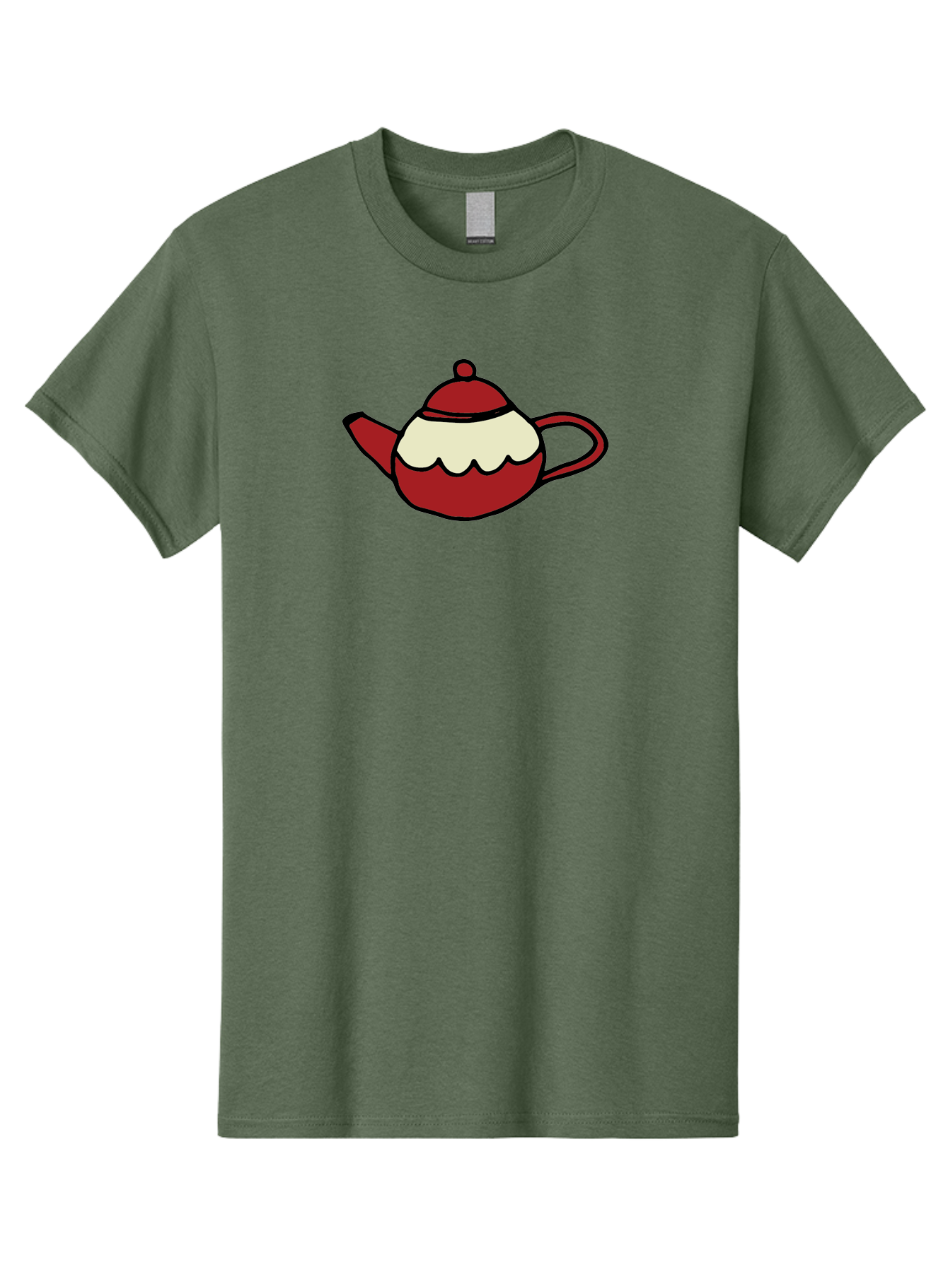 Teapot Men'S Graphic Tee, 100% Cotton, Comfortable Casual Summer Wear, Machine Washable, Teapot, Red Teapot, Cartoon Teapot, Tea, Beverage, Hospitality, Comfort, Whimsical Illustration, Tea Party, Digital Art Aab142 15