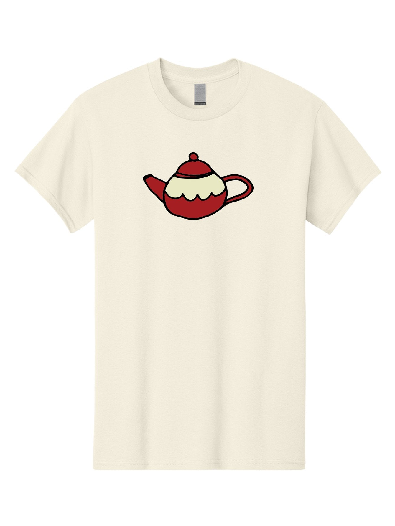 Teapot Men'S Graphic Tee, 100% Cotton, Comfortable Casual Summer Wear, Machine Washable, Teapot, Red Teapot, Cartoon Teapot, Tea, Beverage, Hospitality, Comfort, Whimsical Illustration, Tea Party, Digital Art Aab142 11