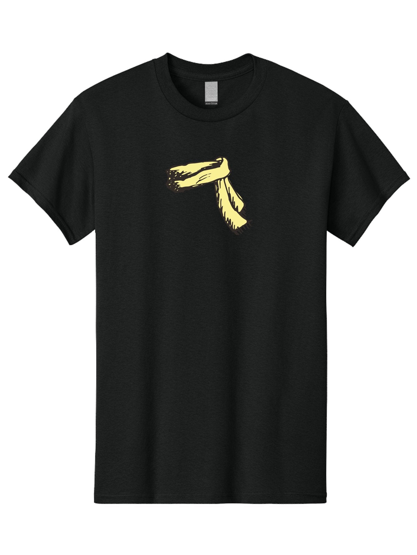 Torn-Fabric Men'S Graphic Tee, 100% Cotton, Comfortable Casual Summer Wear, Machine Washable, Yellow Scarf, Casual Fashion, Accessory, Stylish Look, Fashion Trend, Winter Wear, Clothing Accessory Aab146 12