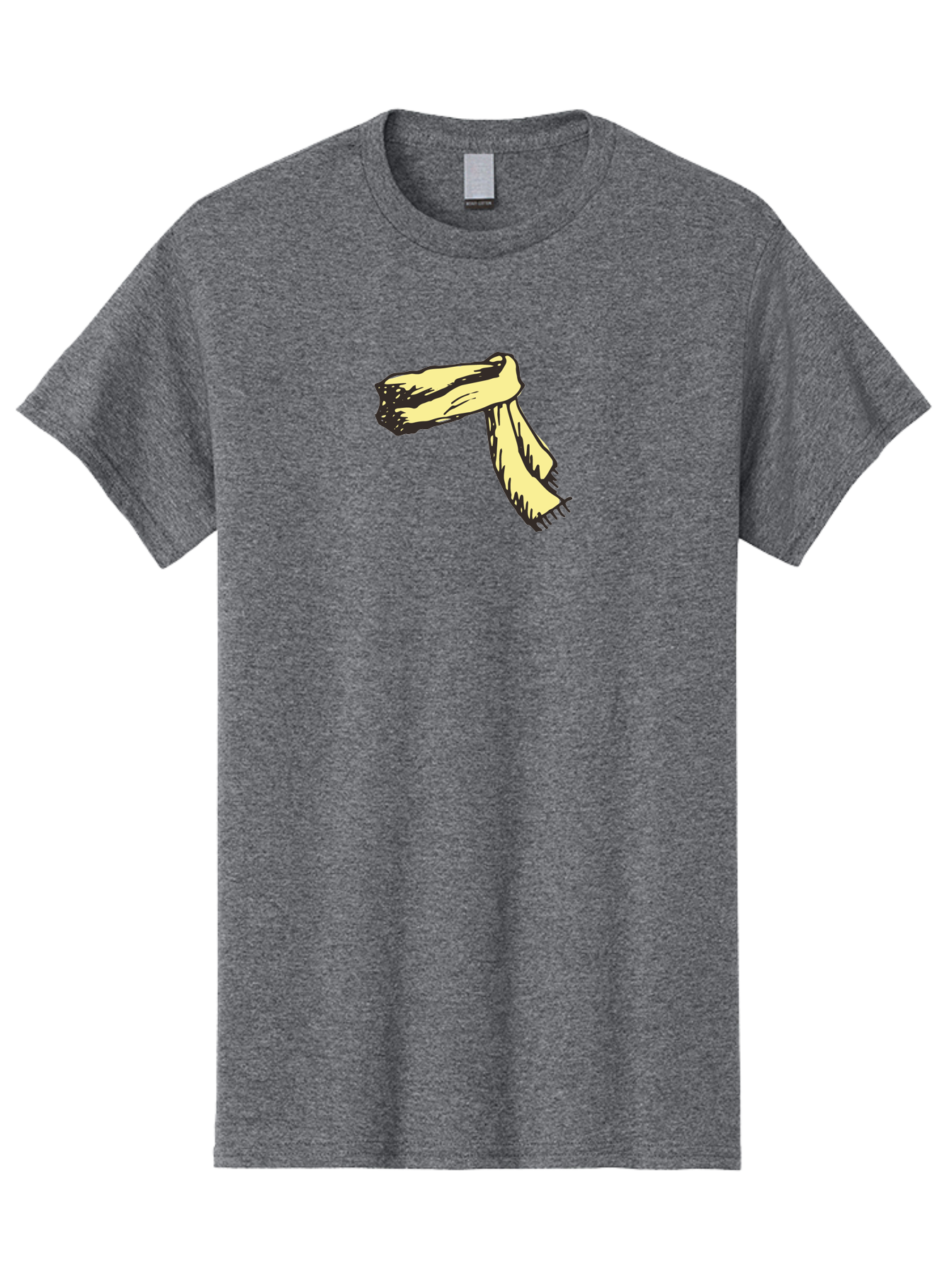 Torn-Fabric Men'S Graphic Tee, 100% Cotton, Comfortable Casual Summer Wear, Machine Washable, Yellow Scarf, Casual Fashion, Accessory, Stylish Look, Fashion Trend, Winter Wear, Clothing Accessory Aab146 9