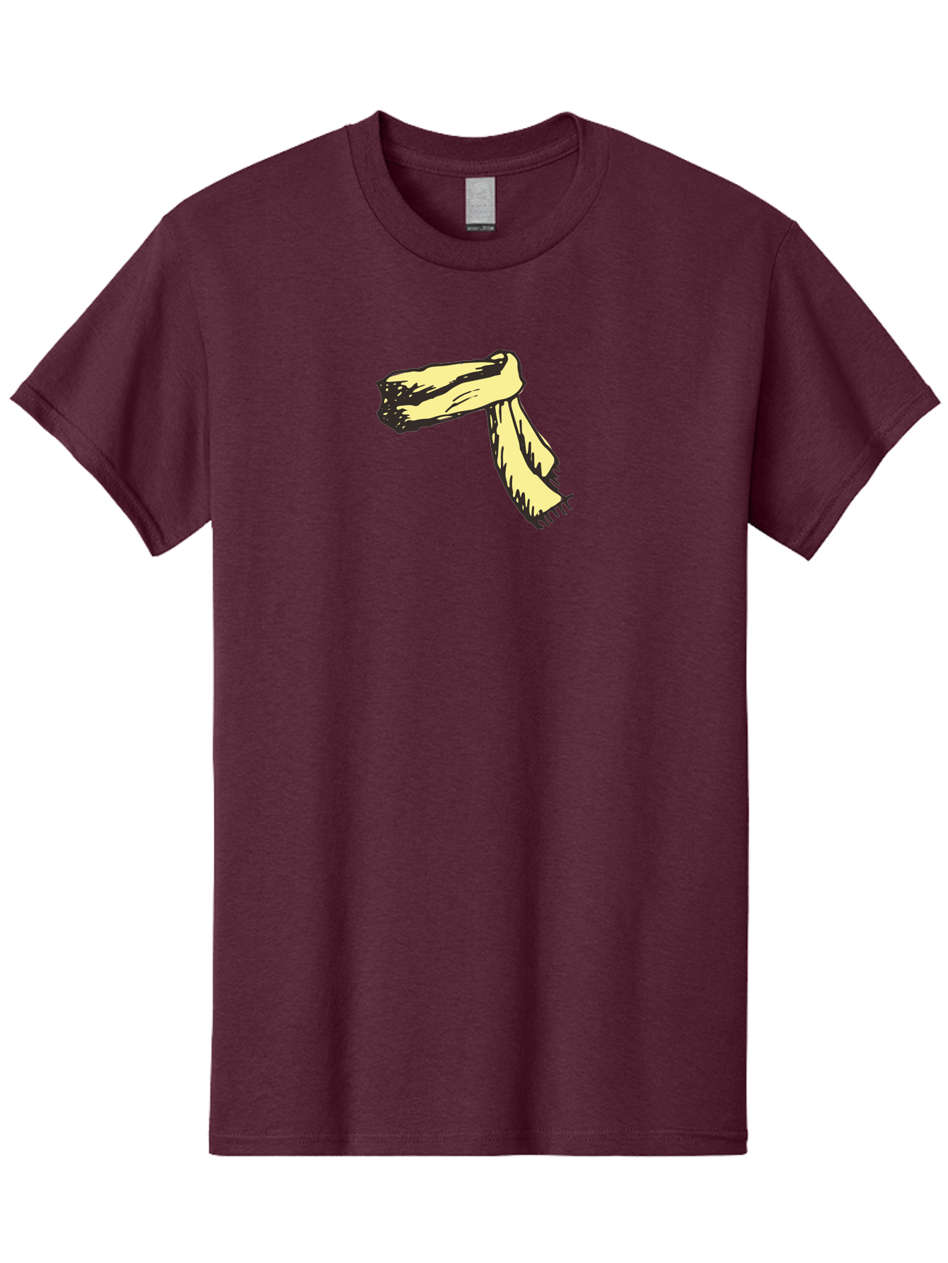 Torn-Fabric Men'S Graphic Tee, 100% Cotton, Comfortable Casual Summer Wear, Machine Washable, Yellow Scarf, Casual Fashion, Accessory, Stylish Look, Fashion Trend, Winter Wear, Clothing Accessory Aab146 13