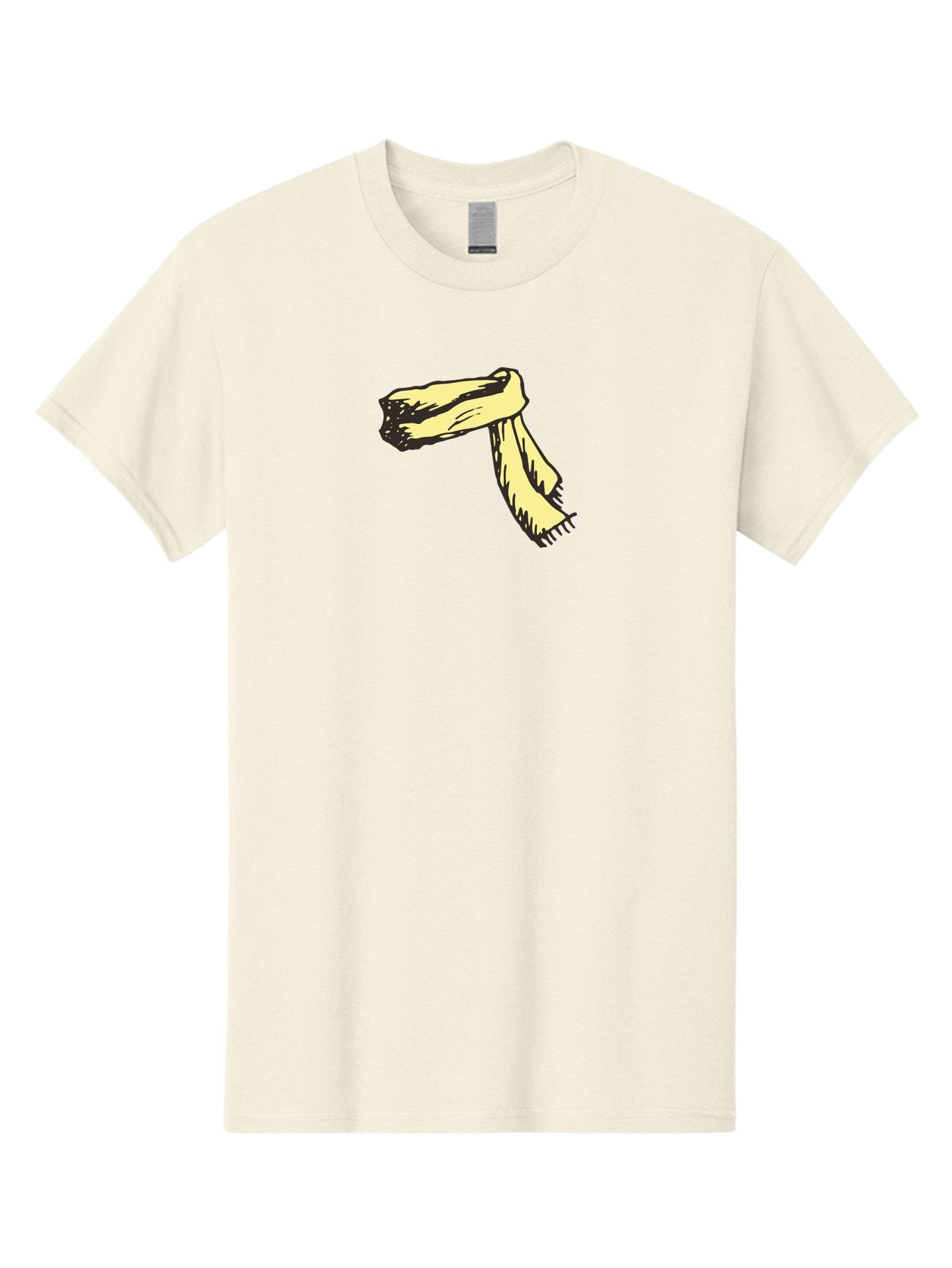 Torn-Fabric Men'S Graphic Tee, 100% Cotton, Comfortable Casual Summer Wear, Machine Washable, Yellow Scarf, Casual Fashion, Accessory, Stylish Look, Fashion Trend, Winter Wear, Clothing Accessory Aab146 9