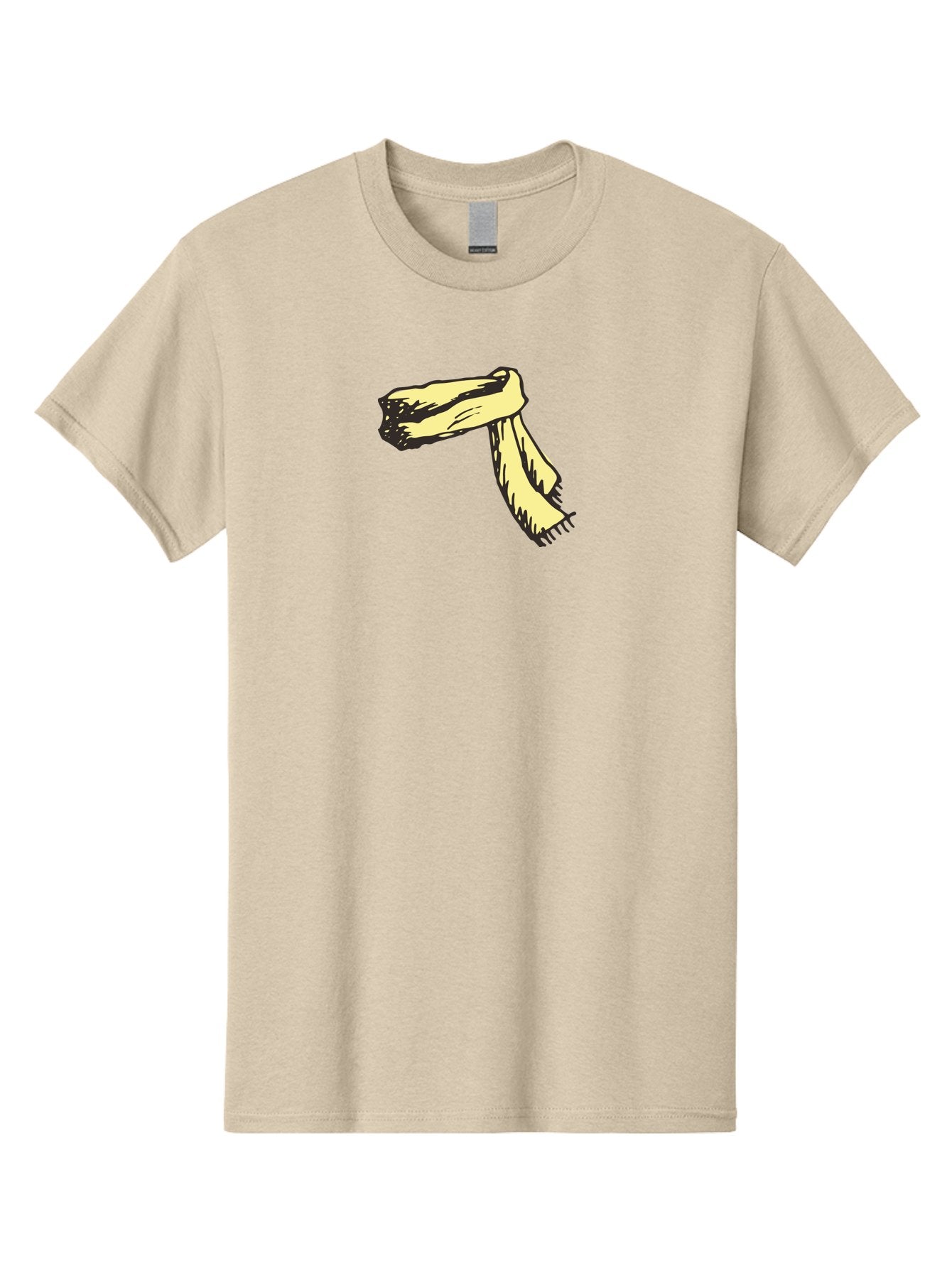 Torn-Fabric Men'S Graphic Tee, 100% Cotton, Comfortable Casual Summer Wear, Machine Washable, Yellow Scarf, Casual Fashion, Accessory, Stylish Look, Fashion Trend, Winter Wear, Clothing Accessory Aab146 7