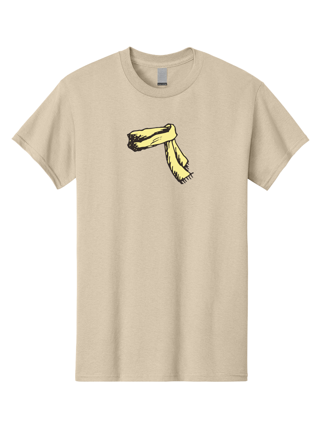 Torn-Fabric Men'S Graphic Tee, 100% Cotton, Comfortable Casual Summer Wear, Machine Washable, Yellow Scarf, Casual Fashion, Accessory, Stylish Look, Fashion Trend, Winter Wear, Clothing Accessory Aab146 27