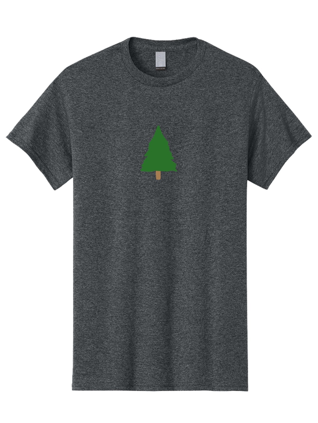 Tree-2 Men'S Graphic Tee, 100% Cotton, Comfortable Casual Summer Wear, Machine Washable, Simple Pine Tree, Minimalist Illustration, Evergreen Tree, Cartoon Style, Forest Icon, Eco-Friendly Symbol, Nature Graphic, Coniferous Tree, Digital Art Aab148 9
