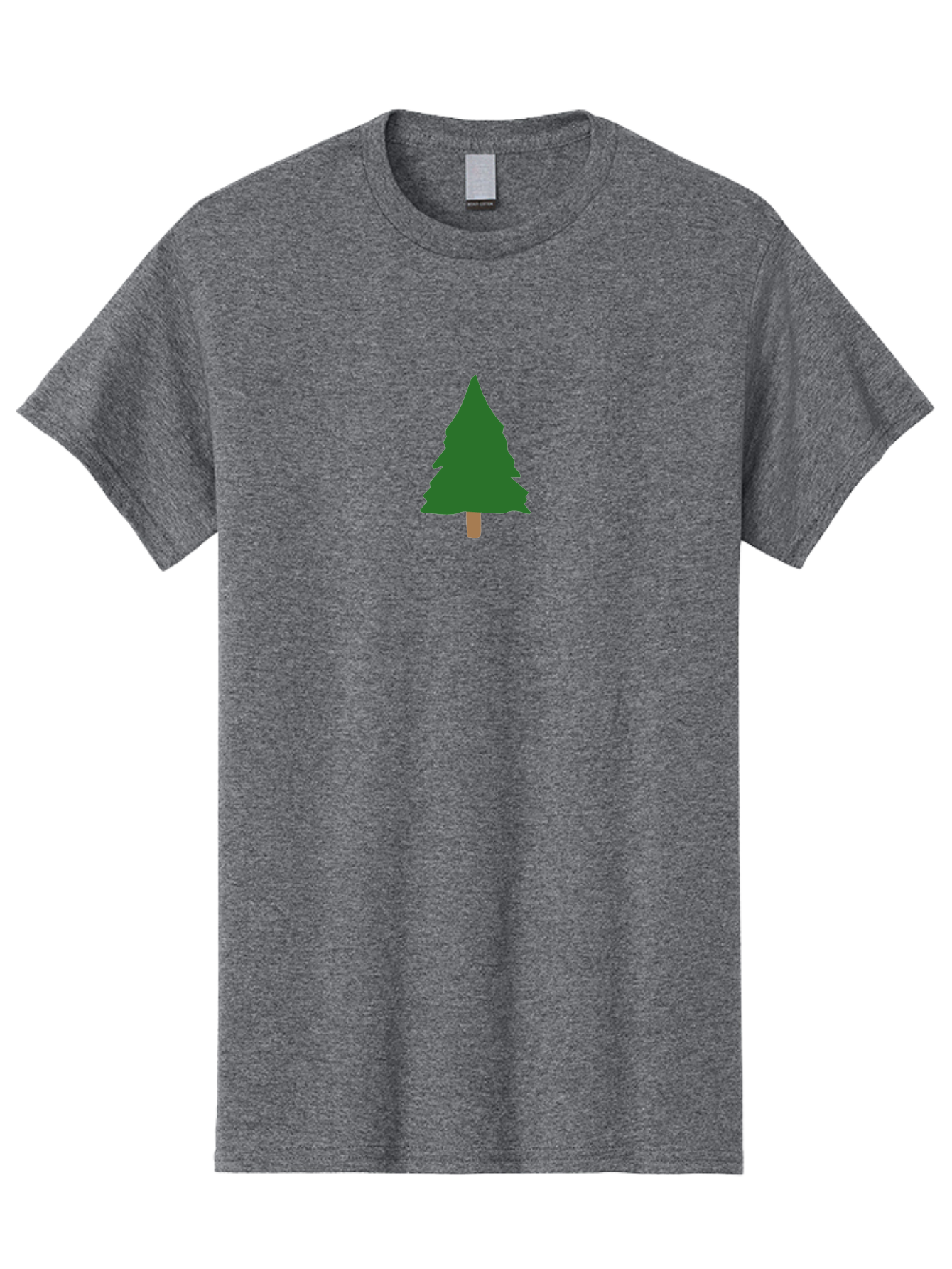 Tree-2 Men'S Graphic Tee, 100% Cotton, Comfortable Casual Summer Wear, Machine Washable, Simple Pine Tree, Minimalist Illustration, Evergreen Tree, Cartoon Style, Forest Icon, Eco-Friendly Symbol, Nature Graphic, Coniferous Tree, Digital Art Aab148 9