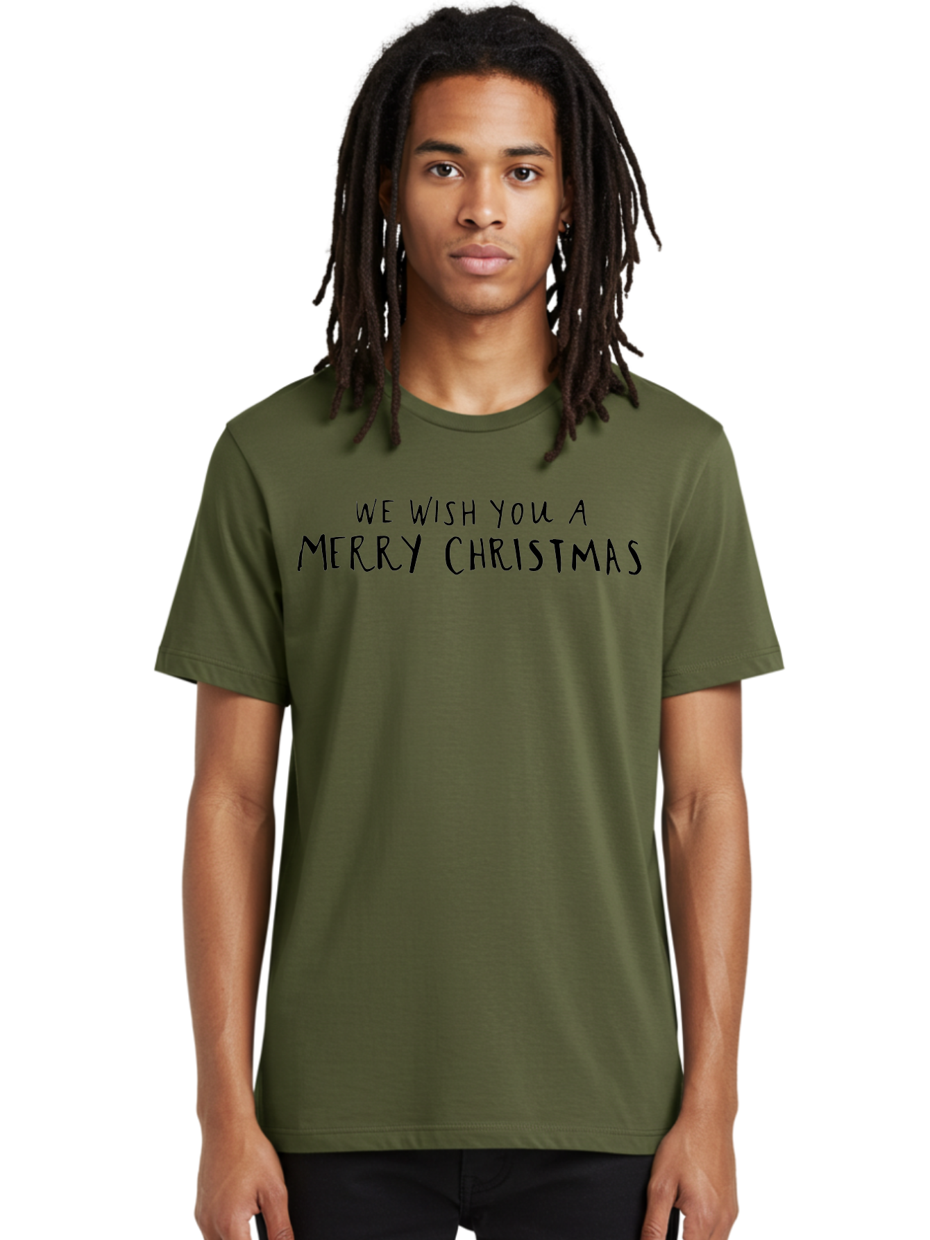 We-Wish-You-A-Merry-Christmas Men'S Graphic Tee, 100% Cotton, Comfortable Casual Summer Wear, Machine Washable, Christmas Wishes, Holiday Message, Festive Season, Joyful Greetings, Seasonal Cheer, We Wish You A Merry Christmas Aab159 4
