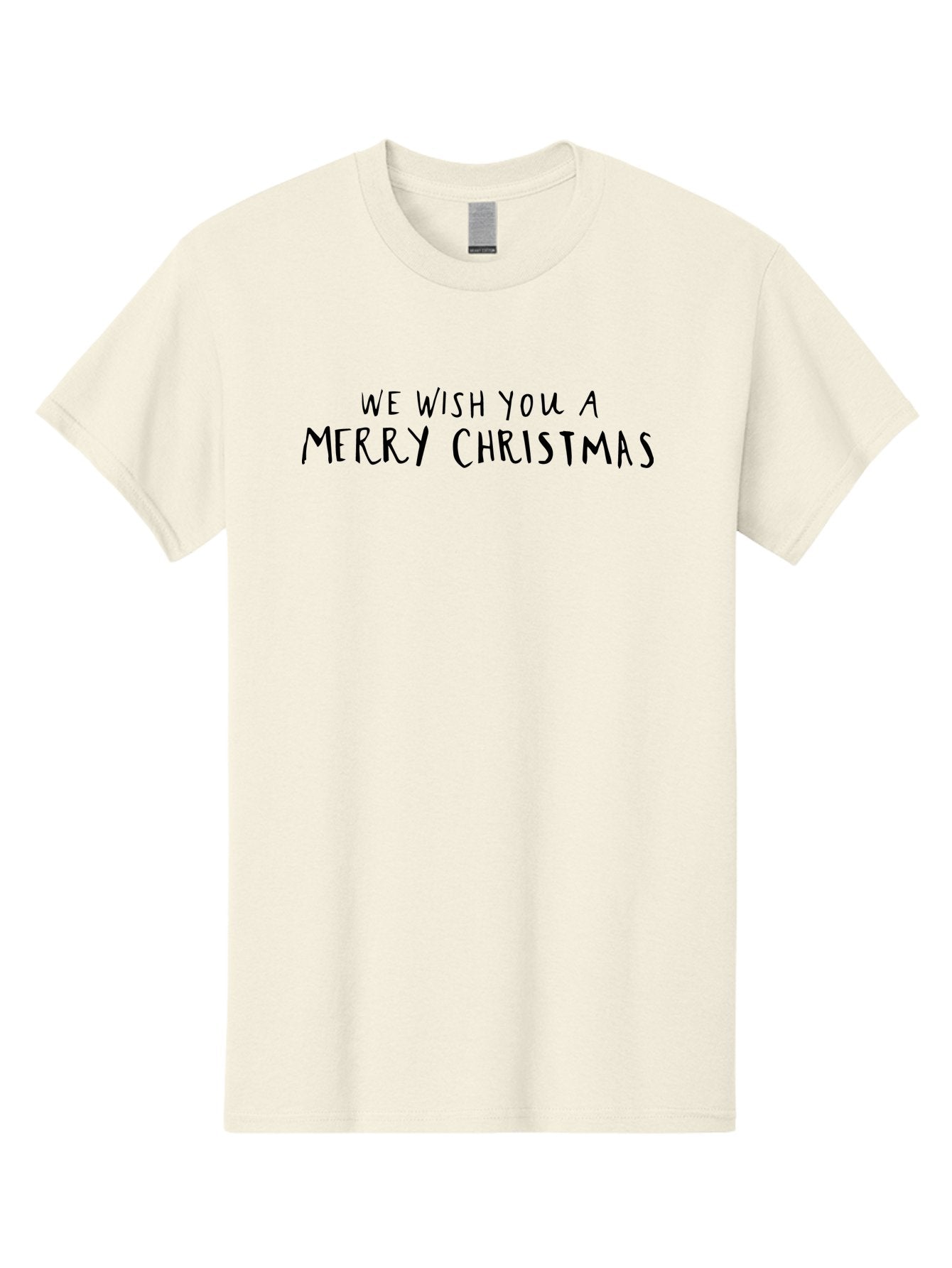We-Wish-You-A-Merry-Christmas Men'S Graphic Tee, 100% Cotton, Comfortable Casual Summer Wear, Machine Washable, Christmas Wishes, Holiday Message, Festive Season, Joyful Greetings, Seasonal Cheer, We Wish You A Merry Christmas Aab159 3