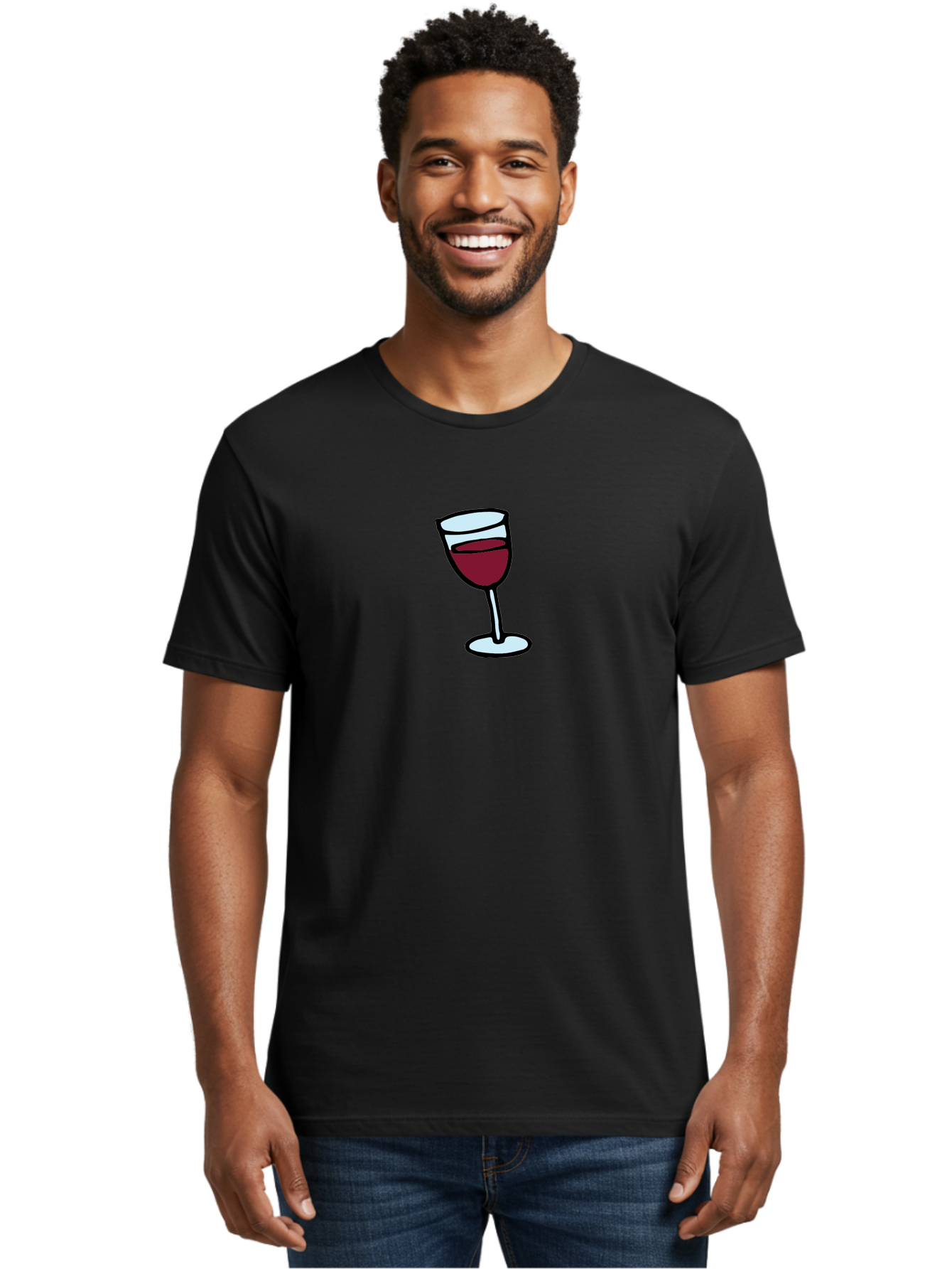 Wine-Glass Men'S Graphic Tee, 100% Cotton, Comfortable Casual Summer Wear, Machine Washable, Red Wine, Wine Glass, Glassware, Fine Wine, Wine Tasting, Elegant Drink, Relaxation, Leisure Activity, Wine Culture Aab168 26