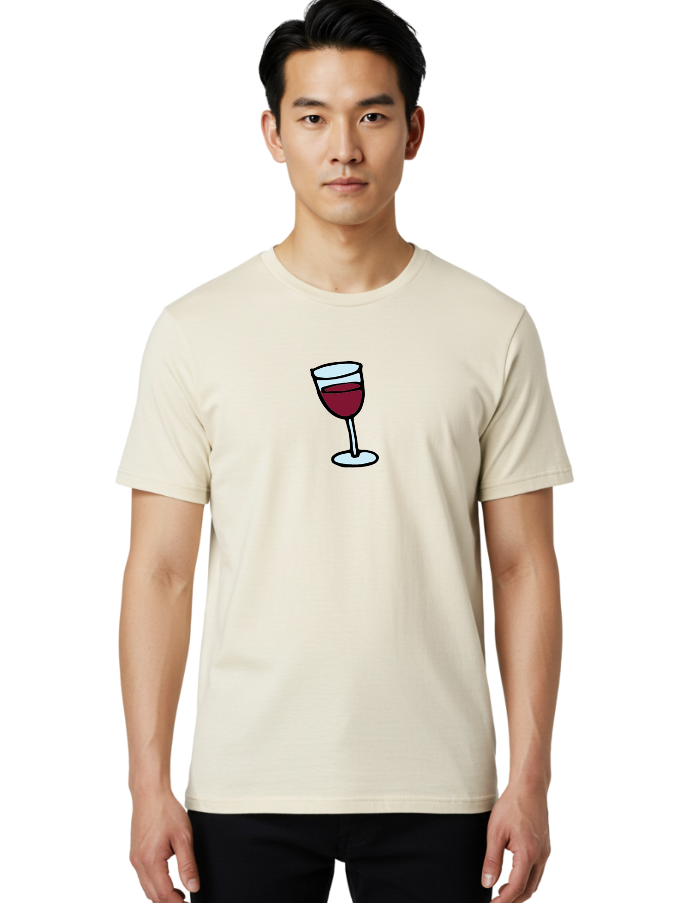 Wine-Glass Men'S Graphic Tee, 100% Cotton, Comfortable Casual Summer Wear, Machine Washable, Red Wine, Wine Glass, Glassware, Fine Wine, Wine Tasting, Elegant Drink, Relaxation, Leisure Activity, Wine Culture Aab168 10