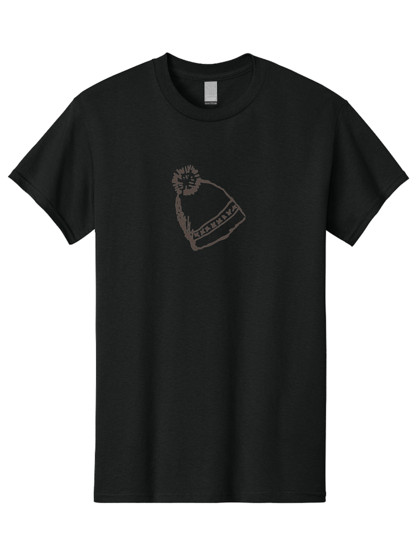 Winter-Beanie Men'S Graphic Tee, 100% Cotton, Comfortable Casual Summer Wear, Machine Washable, Winter Fashion, Beanie Hat, Knit Hat, Pom-Pom, Winter Accessories, Cold Weather Gear, Hat With Cuff, Festive Clothing, Casual Wear, Aab169 13
