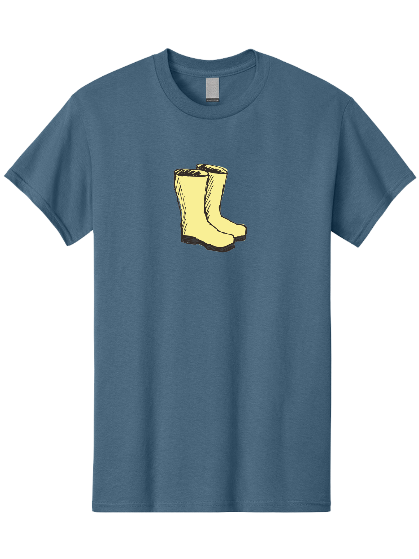 Yellow-Rain-Boots Men'S Graphic Tee, 100% Cotton, Comfortable Casual Summer Wear, Machine Washable, Yellow Rain Boots, Waterproof Footwear, Outdoor Gear, Rubber Boots, Hiking Boots, Fashion Boots, Rugged Style, Casual Wear, Outdoor Activities Aab183 29