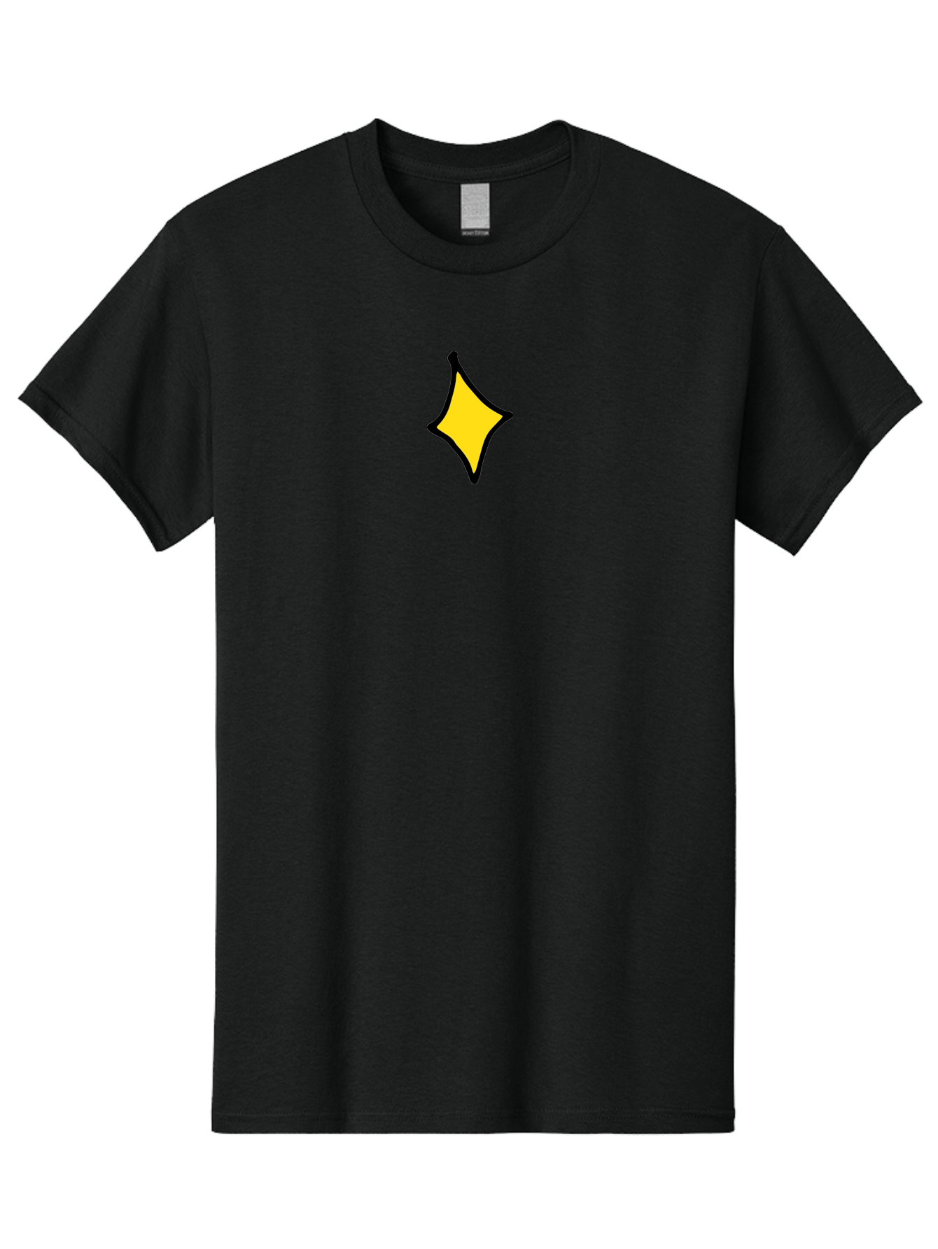 Yellow-Star-2 Men'S Graphic Tee, 100% Cotton, Comfortable Casual Summer Wear, Machine Washable, Yellow Star, Abstract Shape, Graphic Design, Minimalist Art, Simple Icon, Cartoon Style, Whimsical Symbol, Digital Illustration, Modern Graphic Aab186 23