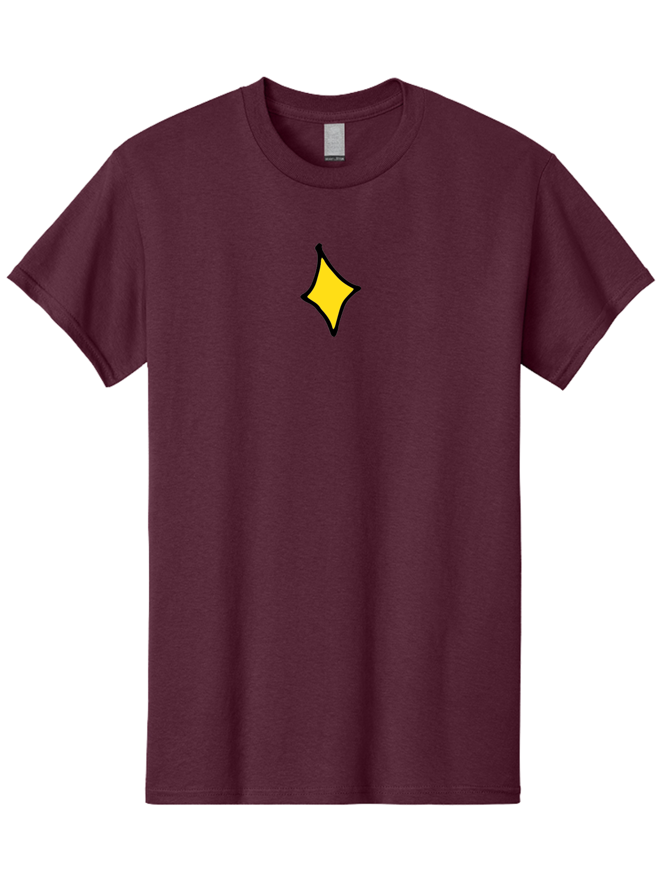 Yellow-Star-2 Men'S Graphic Tee, 100% Cotton, Comfortable Casual Summer Wear, Machine Washable, Yellow Star, Abstract Shape, Graphic Design, Minimalist Art, Simple Icon, Cartoon Style, Whimsical Symbol, Digital Illustration, Modern Graphic Aab186 11