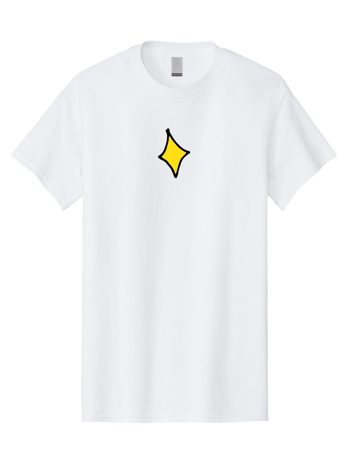Yellow-Star-2 Men'S Graphic Tee, 100% Cotton, Comfortable Casual Summer Wear, Machine Washable, Yellow Star, Abstract Shape, Graphic Design, Minimalist Art, Simple Icon, Cartoon Style, Whimsical Symbol, Digital Illustration, Modern Graphic Aab186 12