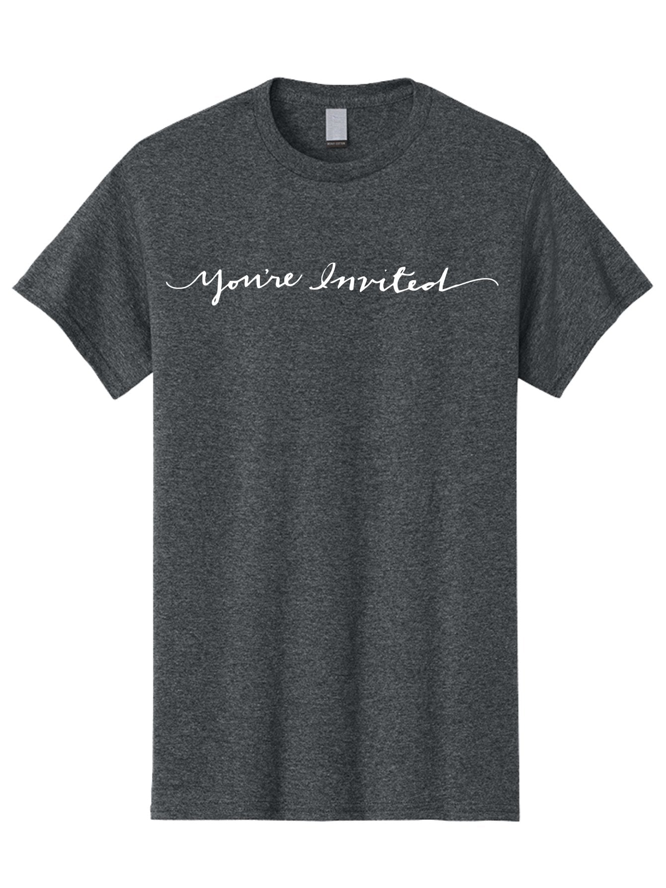 You-Re-Invited-1 Men'S Graphic Tee, 100% Cotton, Comfortable Casual Summer Wear, Machine Washable, Party Invitation, Event Announcement, You'Re Invited Text, Cursive Script, Special Occasion, Celebration Invite, Formal Event Aab188 9