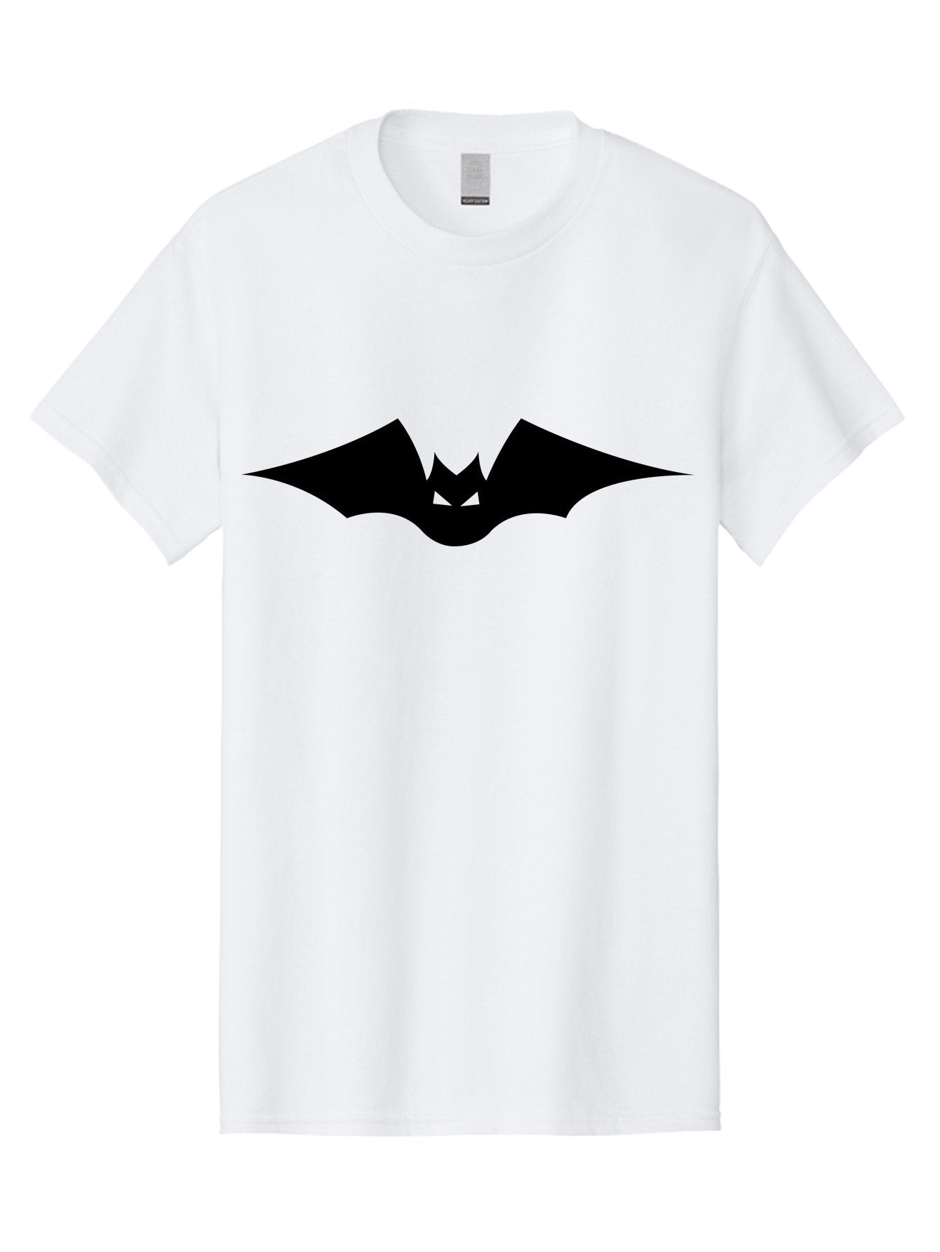 Bat-Icon Men'S Graphic Tee, 100% Cotton, Comfortable Casual Summer Wear, Machine Washable, Black Bat Silhouette, Flying Bat, Bat Wings, Spooky Atmosphere, Halloween Symbol, Gothic Icon, Mysterious Creature Aab191 13