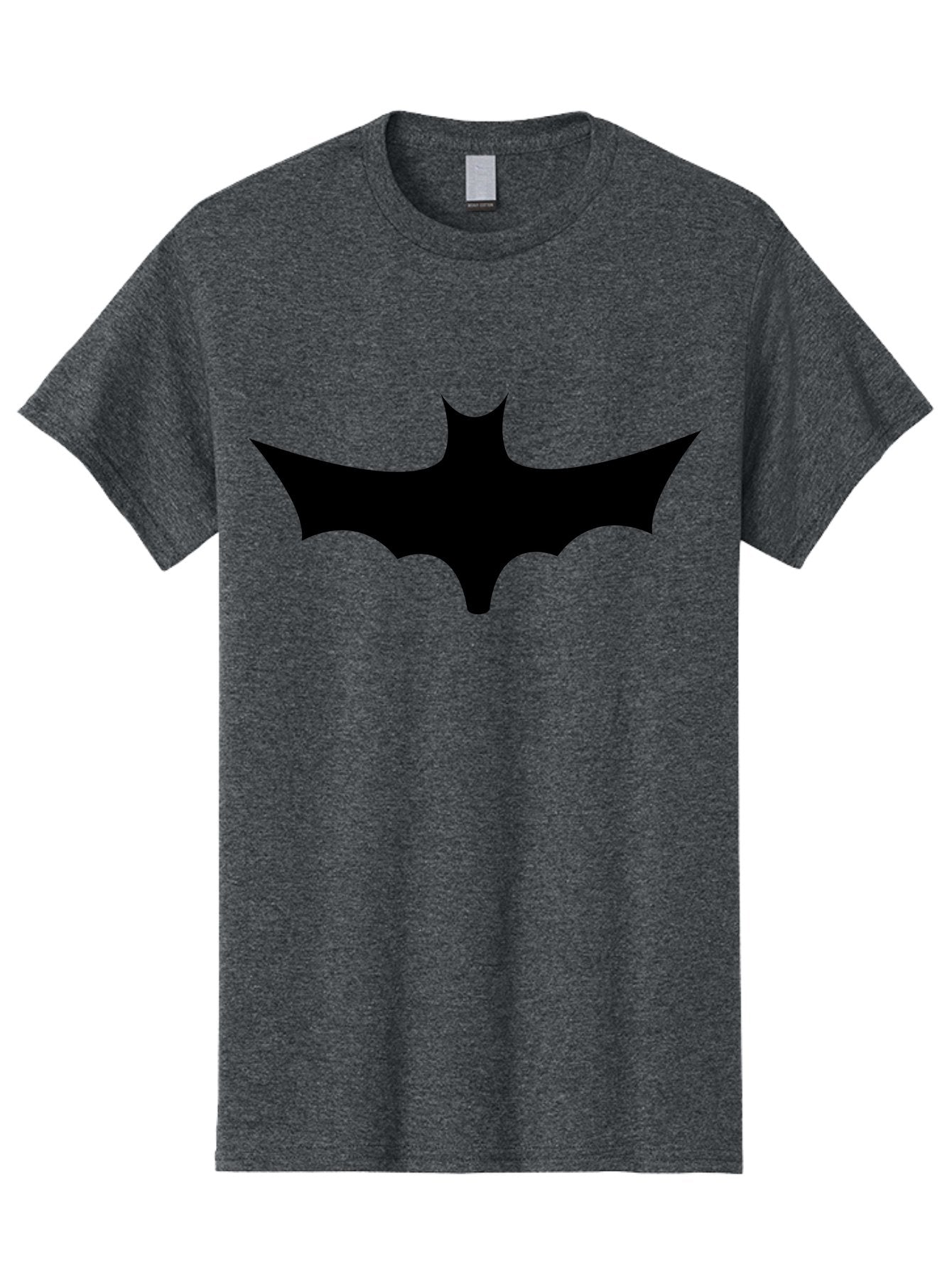 Batman-Logo-1 Men'S Graphic Tee, 100% Cotton, Comfortable Casual Summer Wear, Machine Washable, Batman Symbol, Superhero Logo, Dark Knight Emblem, Gotham City Icon, Comic Book Character, Bat Wings, Black Silhouette, Pop Culture Symbol Aab192