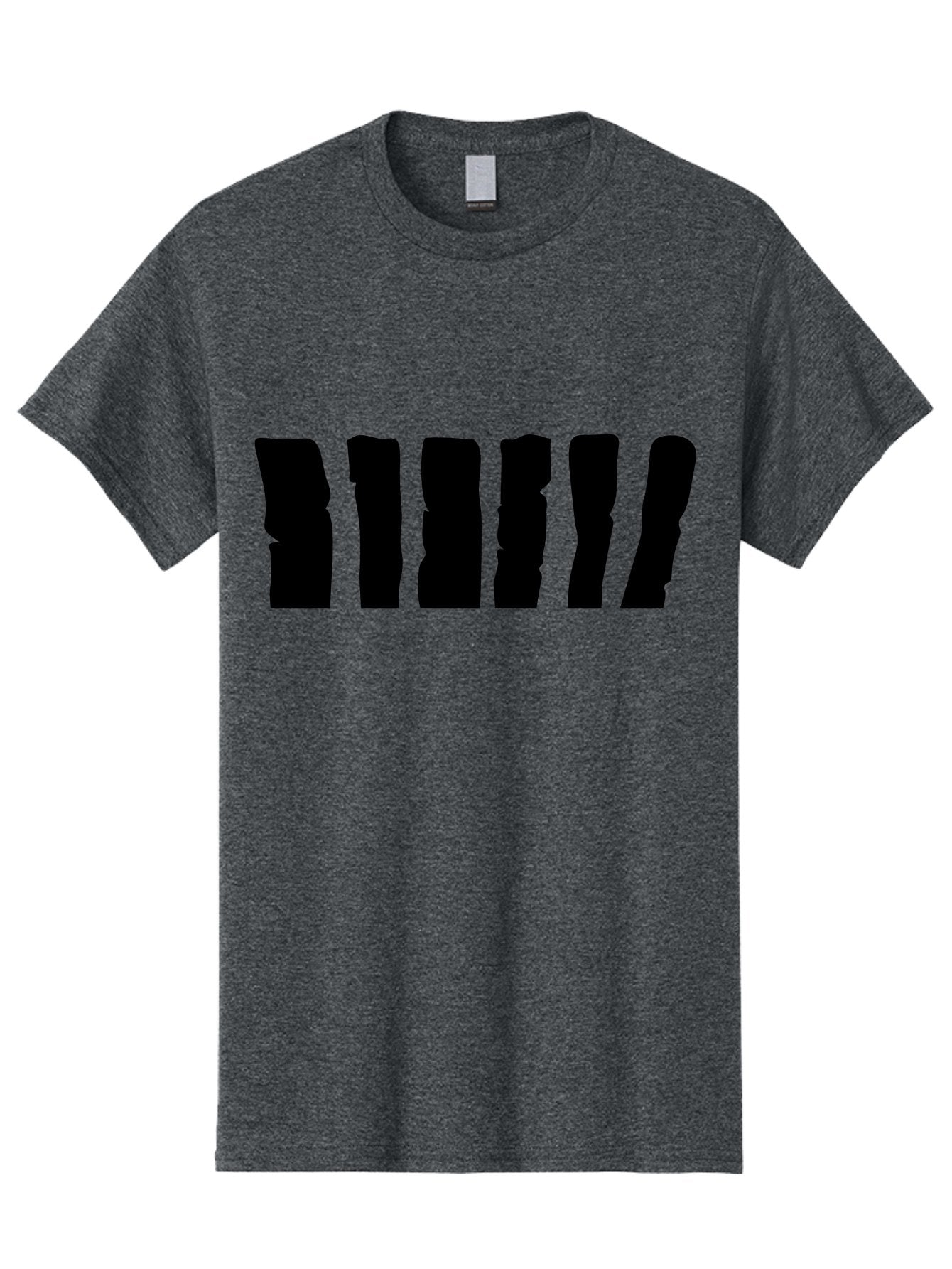 Bimbim Men'S Graphic Tee, 100% Cotton, Comfortable Casual Summer Wear, Machine Washable, Stylized Text, Bold Font, Black Letters, Modern Design, Graphic Element, Abstract Typography, Sleek Aesthetic Aab199 15