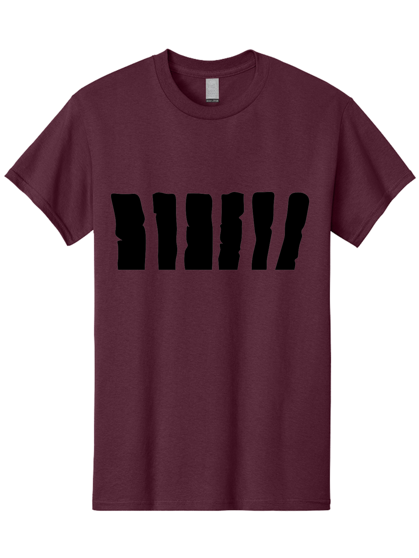 Bimbim Men'S Graphic Tee, 100% Cotton, Comfortable Casual Summer Wear, Machine Washable, Stylized Text, Bold Font, Black Letters, Modern Design, Graphic Element, Abstract Typography, Sleek Aesthetic Aab199 13