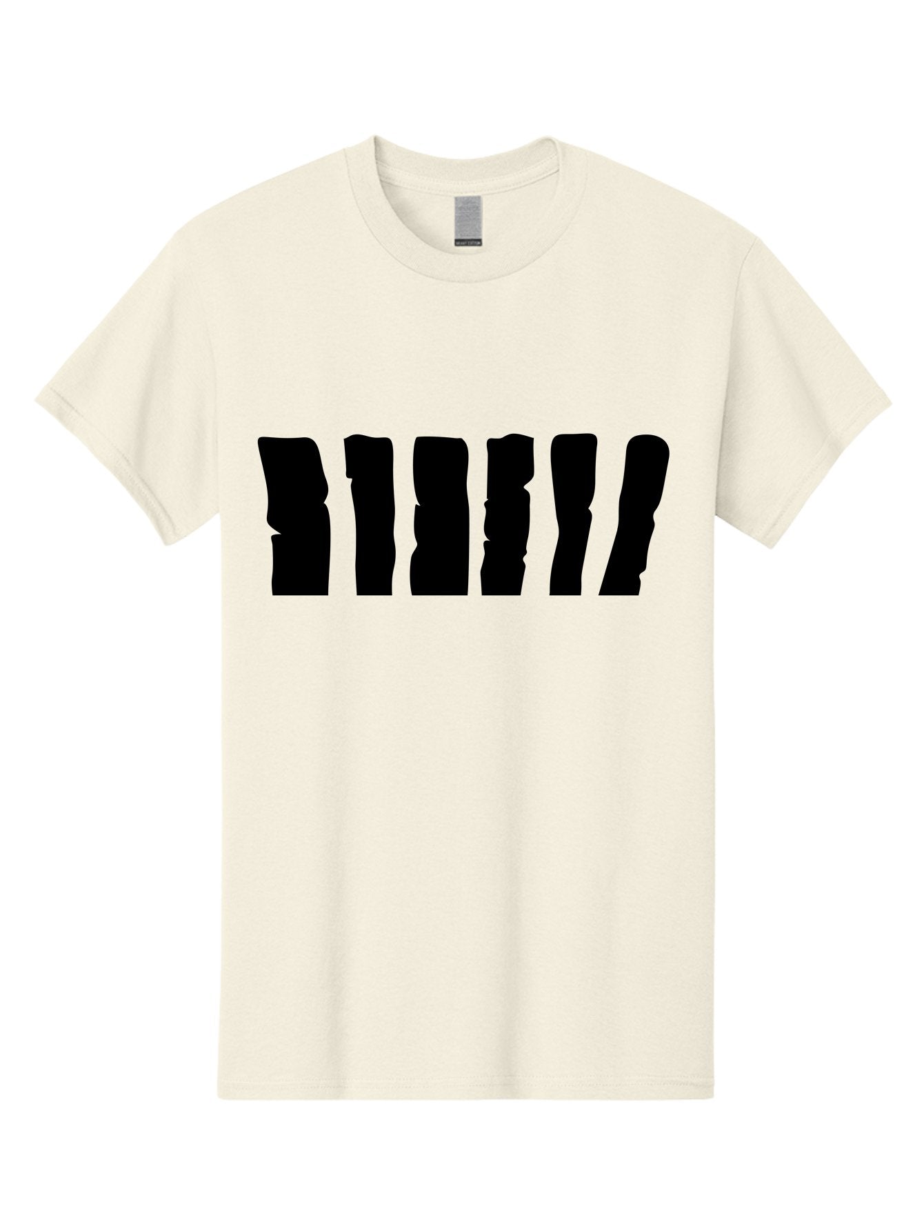 Bimbim Men'S Graphic Tee, 100% Cotton, Comfortable Casual Summer Wear, Machine Washable, Stylized Text, Bold Font, Black Letters, Modern Design, Graphic Element, Abstract Typography, Sleek Aesthetic Aab199 6