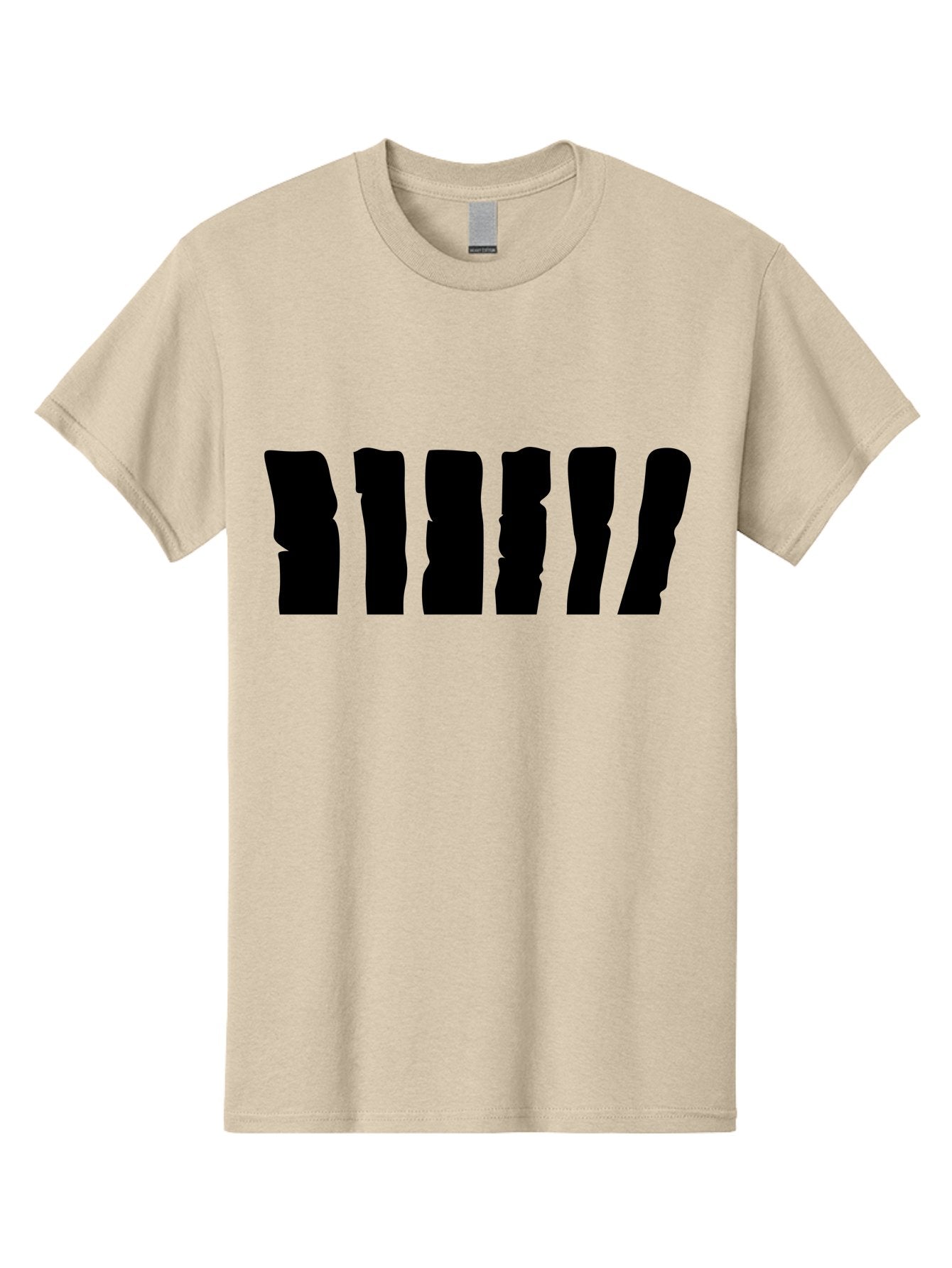 Bimbim Men'S Graphic Tee, 100% Cotton, Comfortable Casual Summer Wear, Machine Washable, Stylized Text, Bold Font, Black Letters, Modern Design, Graphic Element, Abstract Typography, Sleek Aesthetic Aab199