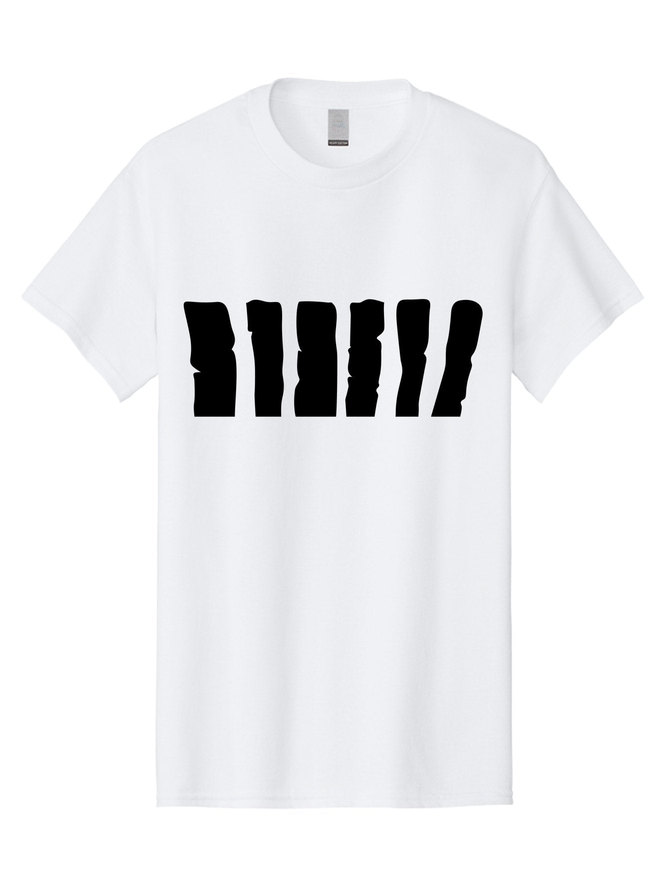 Bimbim Men'S Graphic Tee, 100% Cotton, Comfortable Casual Summer Wear, Machine Washable, Stylized Text, Bold Font, Black Letters, Modern Design, Graphic Element, Abstract Typography, Sleek Aesthetic Aab199 8