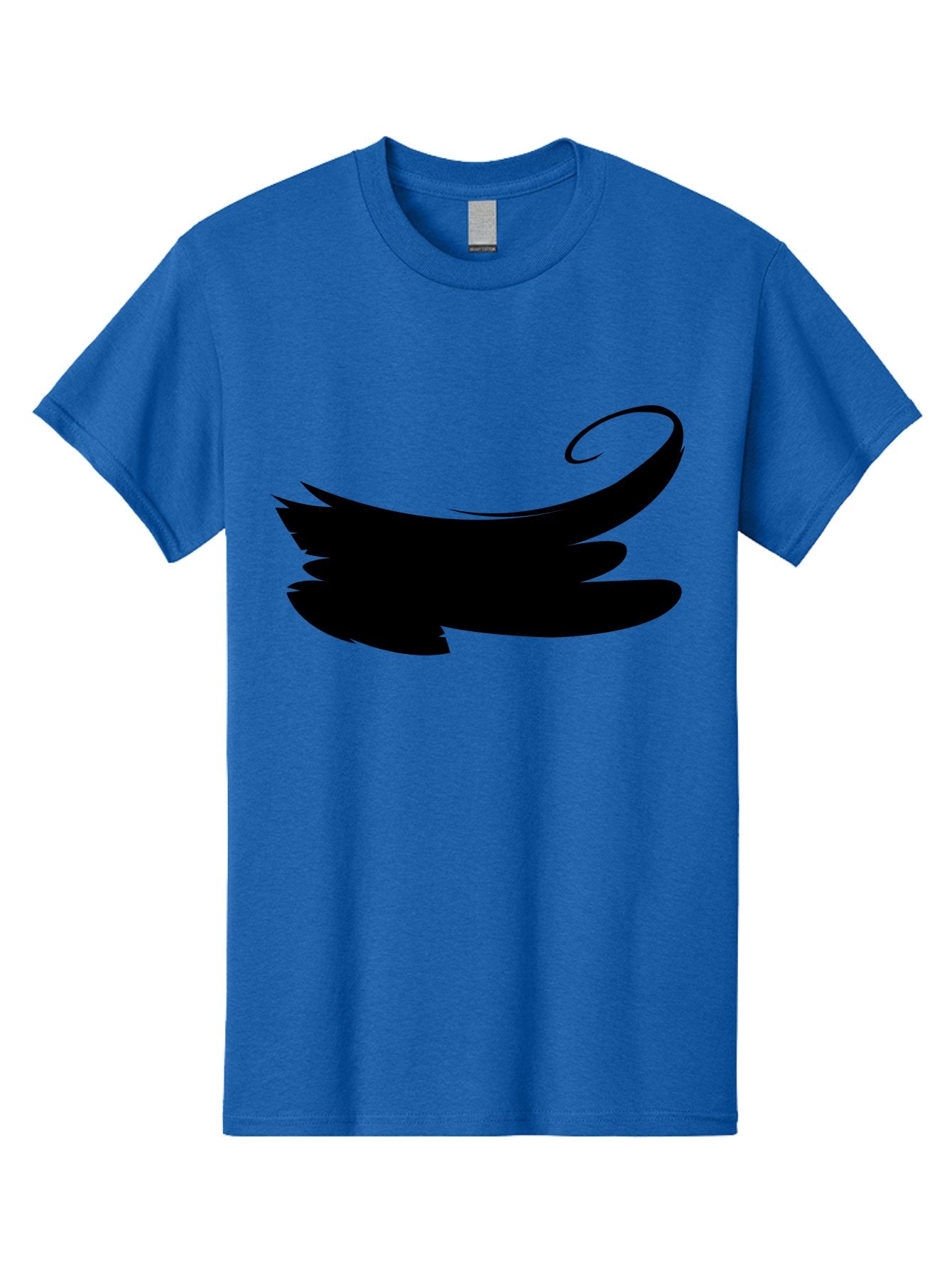 Bird-Silhouette Men'S Graphic Tee, 100% Cotton, Comfortable Casual Summer Wear, Machine Washable, Stylized Wing, Abstract Design, Minimalist Art, Black Silhouette, Freedom Symbol, Elegance, Simple Graphics, Symbolic Representation Aab200 6