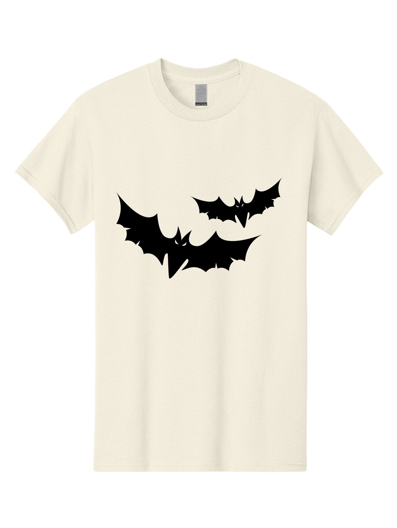 Black-Bats Men'S Graphic Tee, 100% Cotton, Comfortable Casual Summer Wear, Machine Washable, Halloween Bats, Black Bats, Bat Silhouettes, Spooky Decor, Halloween Decorations, Flying Bats, Halloween Theme Aab201 4