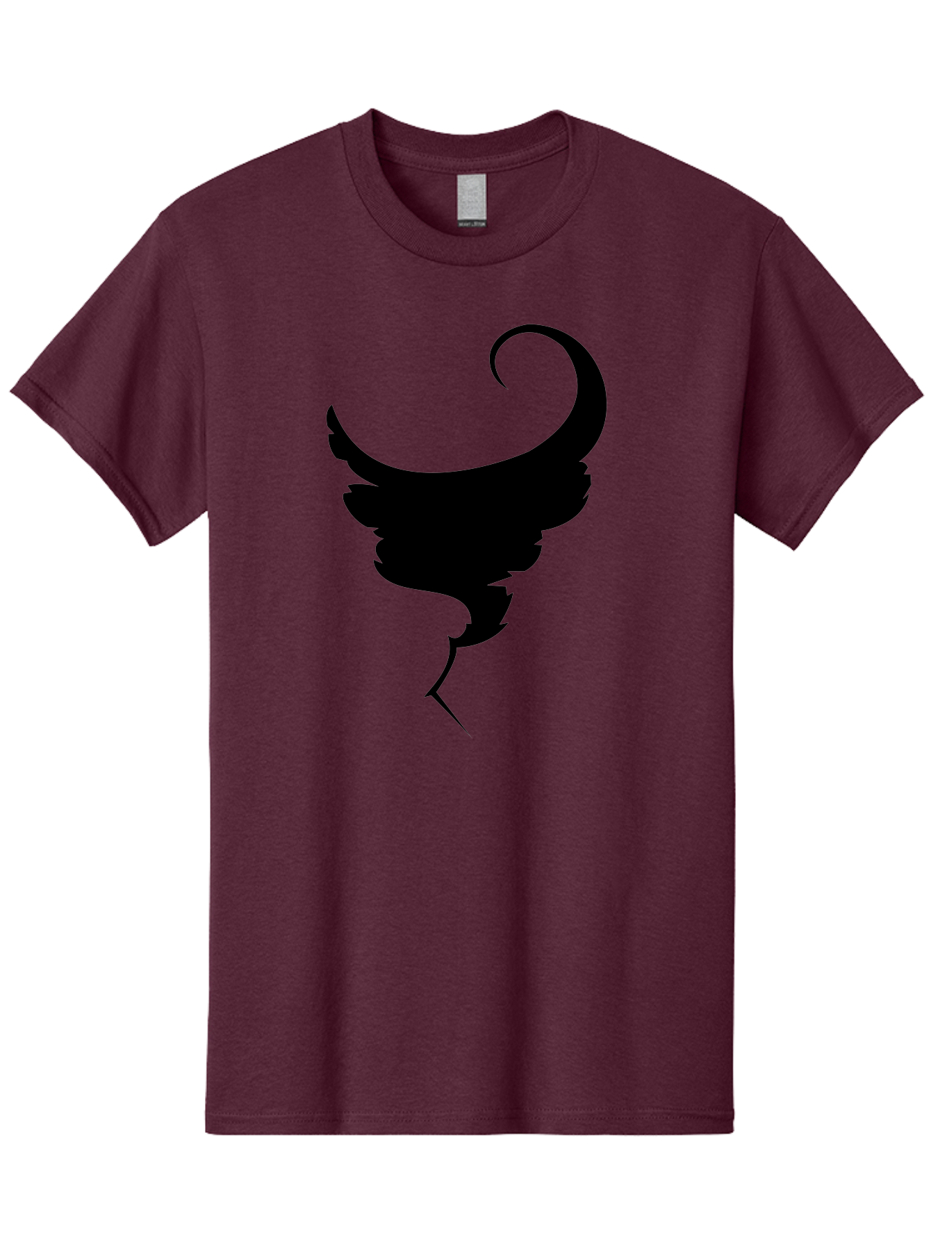 Black-Feather-Silhouette Men'S Graphic Tee, 100% Cotton, Comfortable Casual Summer Wear, Machine Washable, Feather Icon, Black Silhouette, Majestic Wing, Elegant Design, Symbolic Imagery, Minimalist Art, Stylized Feather, Modern Graphic Aab206 13