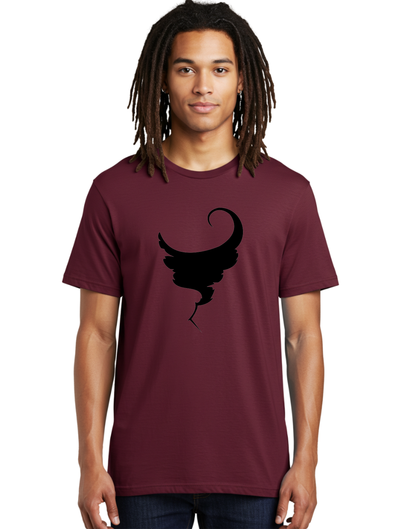 Black-Feather-Silhouette Men'S Graphic Tee, 100% Cotton, Comfortable Casual Summer Wear, Machine Washable, Feather Icon, Black Silhouette, Majestic Wing, Elegant Design, Symbolic Imagery, Minimalist Art, Stylized Feather, Modern Graphic Aab206 14