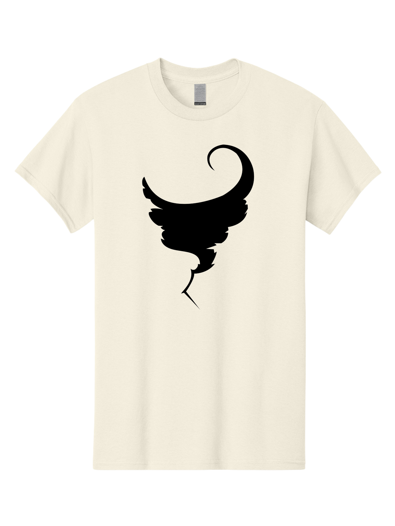 Black-Feather-Silhouette Men'S Graphic Tee, 100% Cotton, Comfortable Casual Summer Wear, Machine Washable, Feather Icon, Black Silhouette, Majestic Wing, Elegant Design, Symbolic Imagery, Minimalist Art, Stylized Feather, Modern Graphic Aab206 17