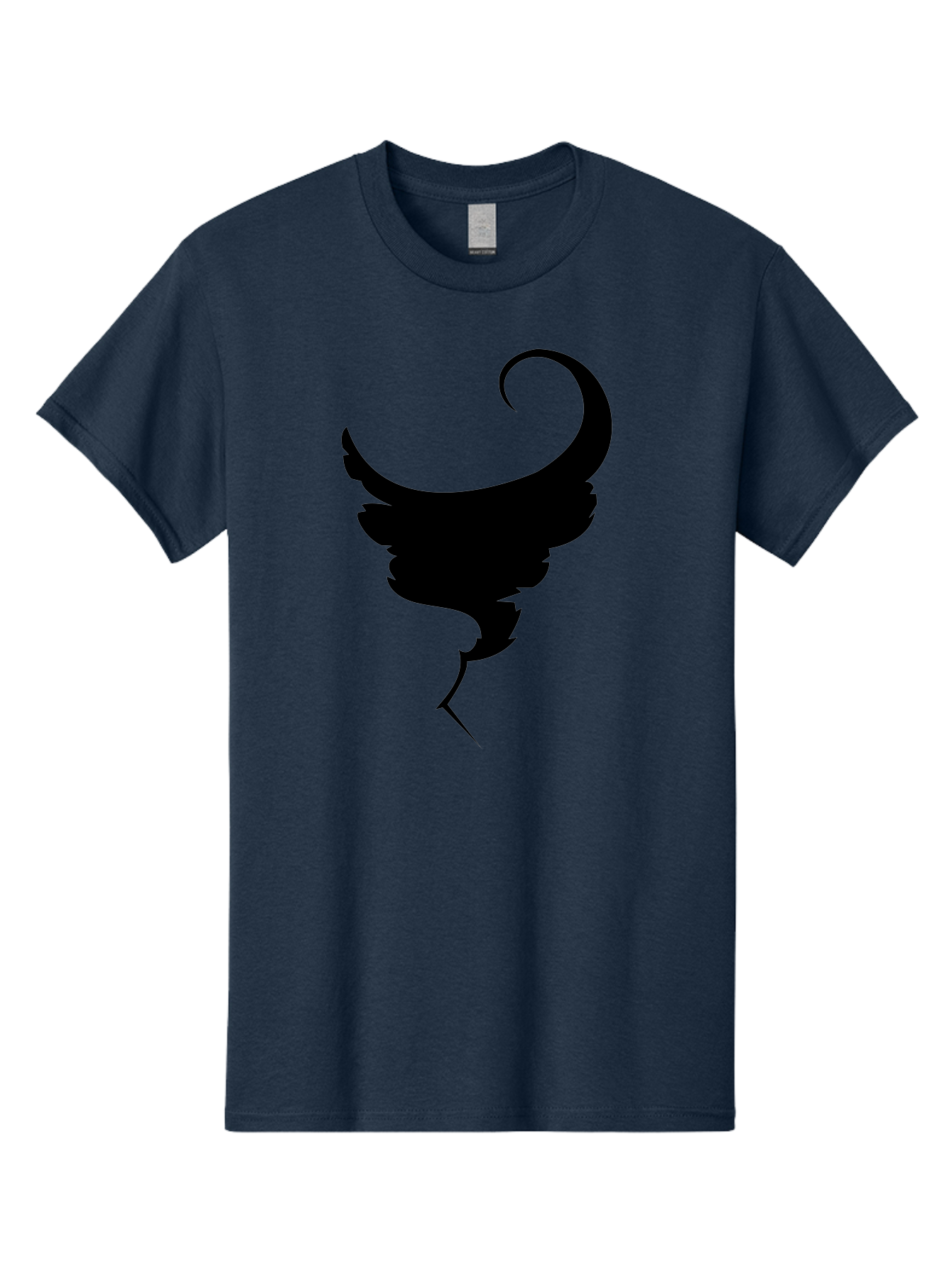 Black-Feather-Silhouette Men'S Graphic Tee, 100% Cotton, Comfortable Casual Summer Wear, Machine Washable, Feather Icon, Black Silhouette, Majestic Wing, Elegant Design, Symbolic Imagery, Minimalist Art, Stylized Feather, Modern Graphic Aab206 19