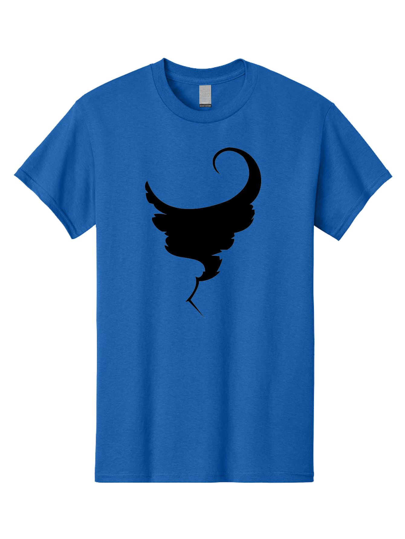 Black-Feather-Silhouette Men'S Graphic Tee, 100% Cotton, Comfortable Casual Summer Wear, Machine Washable, Feather Icon, Black Silhouette, Majestic Wing, Elegant Design, Symbolic Imagery, Minimalist Art, Stylized Feather, Modern Graphic Aab206 25