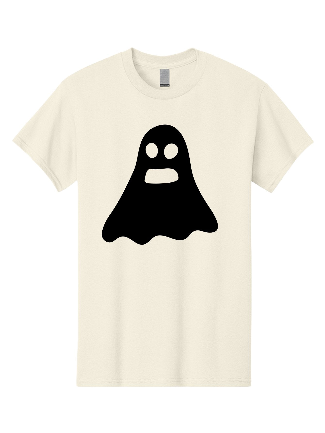 Ghost Men'S Graphic Tee, 100% Cotton, Comfortable Casual Summer Wear, Machine Washable, Ghost Character, Cartoon Style, Spooky Atmosphere, Simple Design, Bold Silhouette, Creepy Face, Halloween Theme, Paranormal Activity Aab218 12
