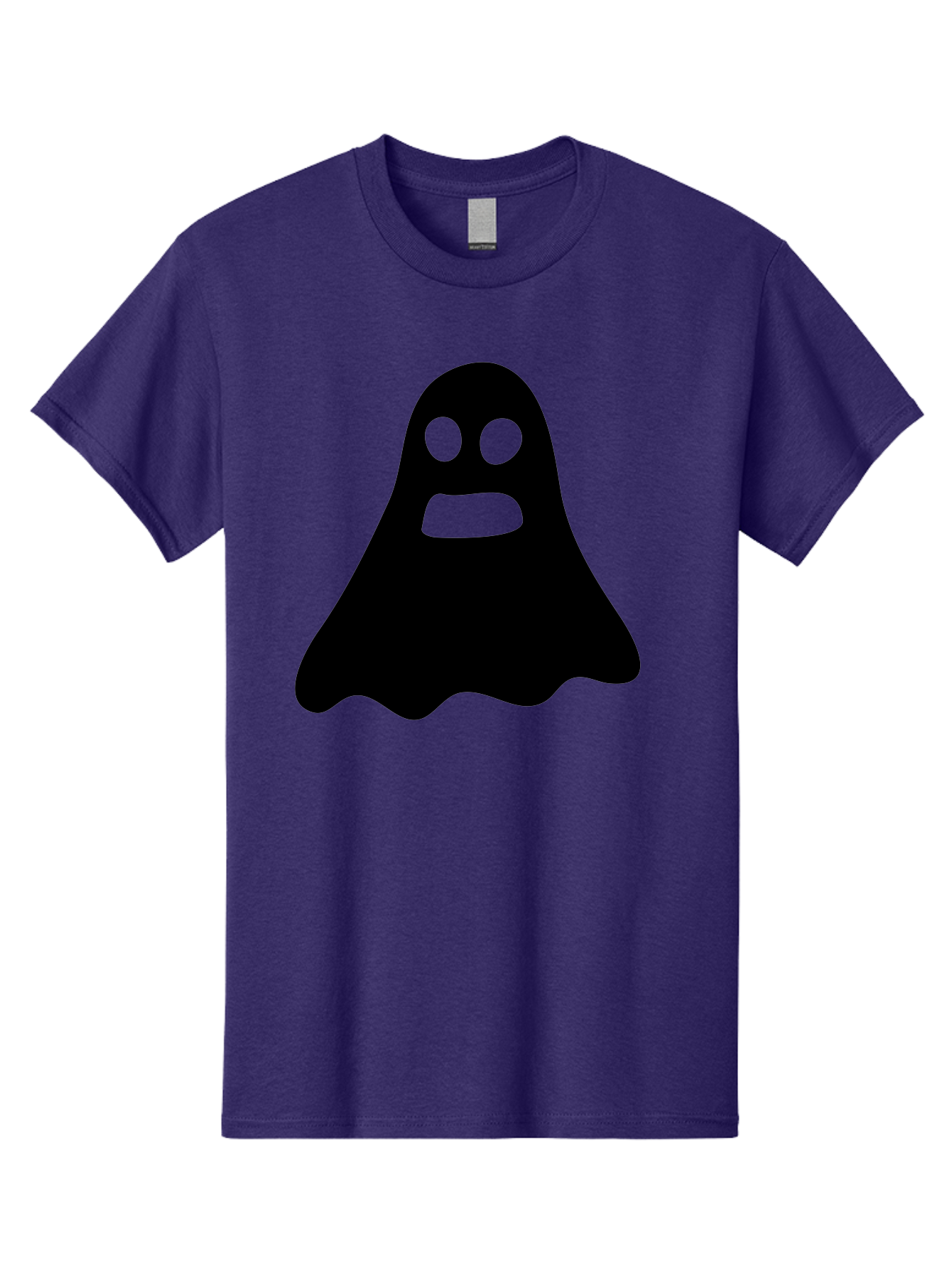 Ghost Men'S Graphic Tee, 100% Cotton, Comfortable Casual Summer Wear, Machine Washable, Ghost Character, Cartoon Style, Spooky Atmosphere, Simple Design, Bold Silhouette, Creepy Face, Halloween Theme, Paranormal Activity Aab218 21