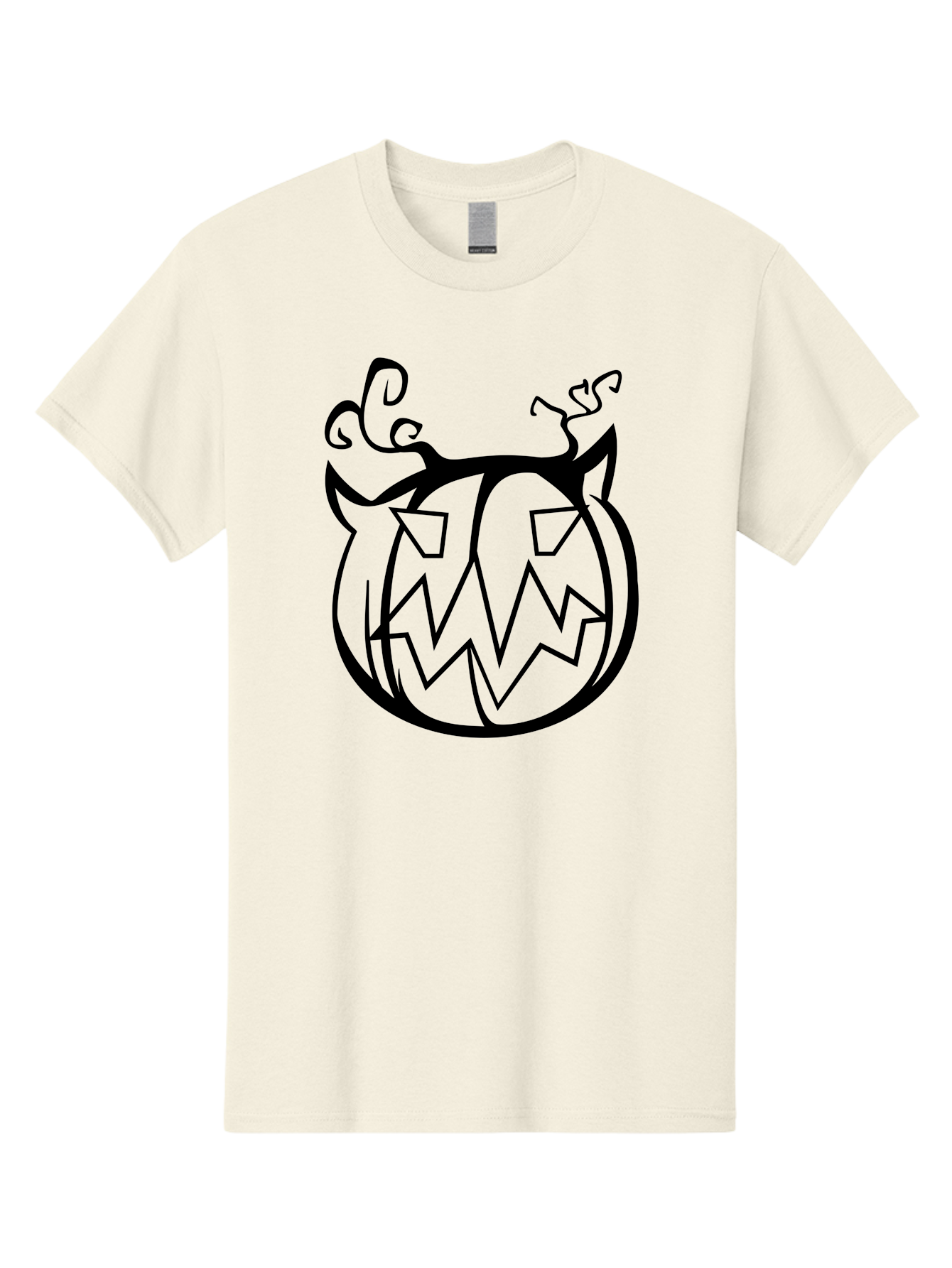 Jack-O-Lantern-1 Men'S Graphic Tee, 100% Cotton, Comfortable Casual Summer Wear, Machine Washable, Halloween Pumpkin, Jack O Lantern, Spooky Face, Cartoon Illustration, Creepy Eyes, Fall Season, Autumn Decor, Festive Design, Black Outline Aab228 17