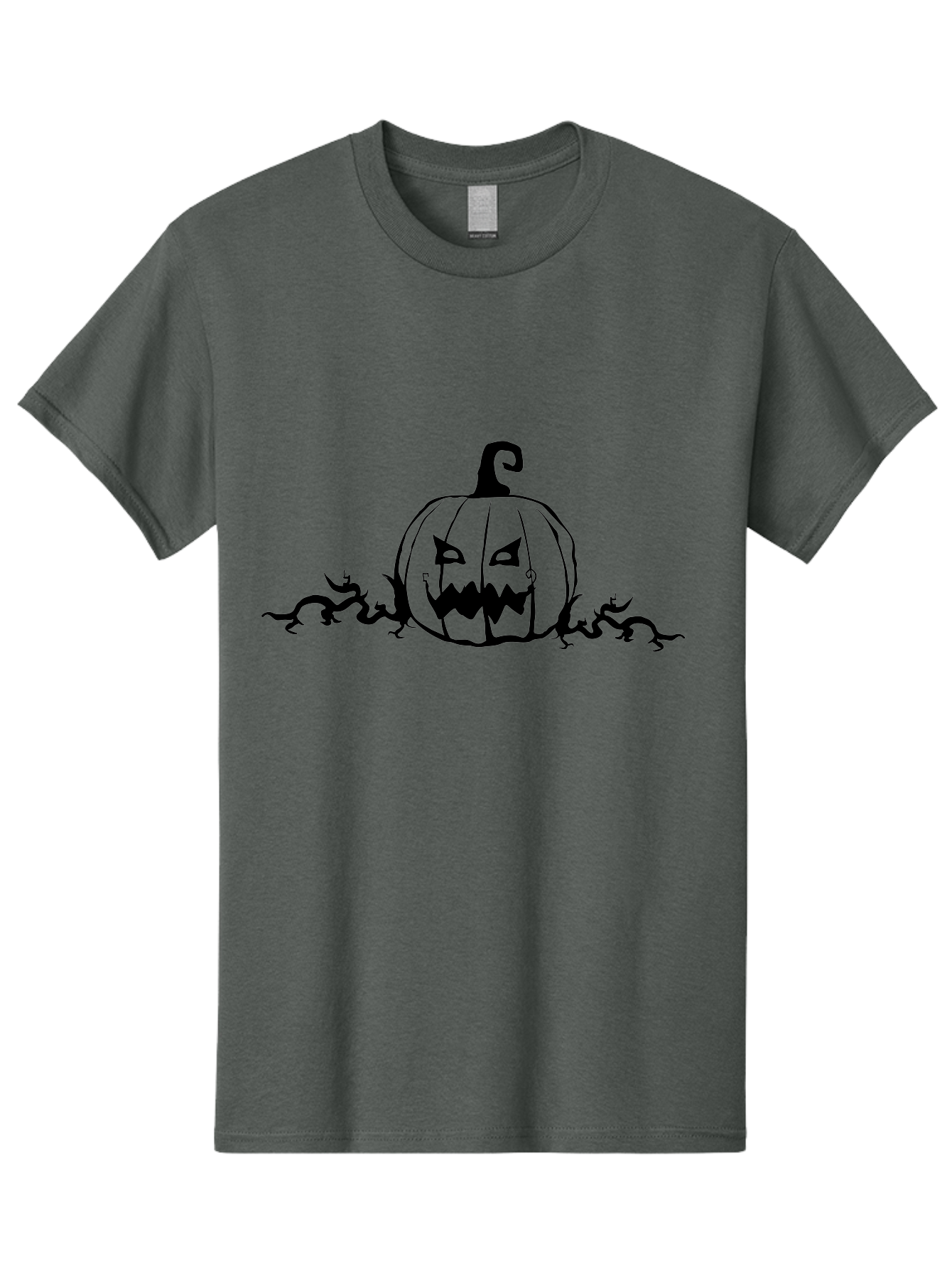 Jack-O-Lantern-2 Men'S Graphic Tee, 100% Cotton, Comfortable Casual Summer Wear, Machine Washable, Halloween Pumpkin, Jack O'Lantern, Spooky Atmosphere, Autumn Decorations, Halloween Theme, Scary Faces, Festive Design Aab229 3