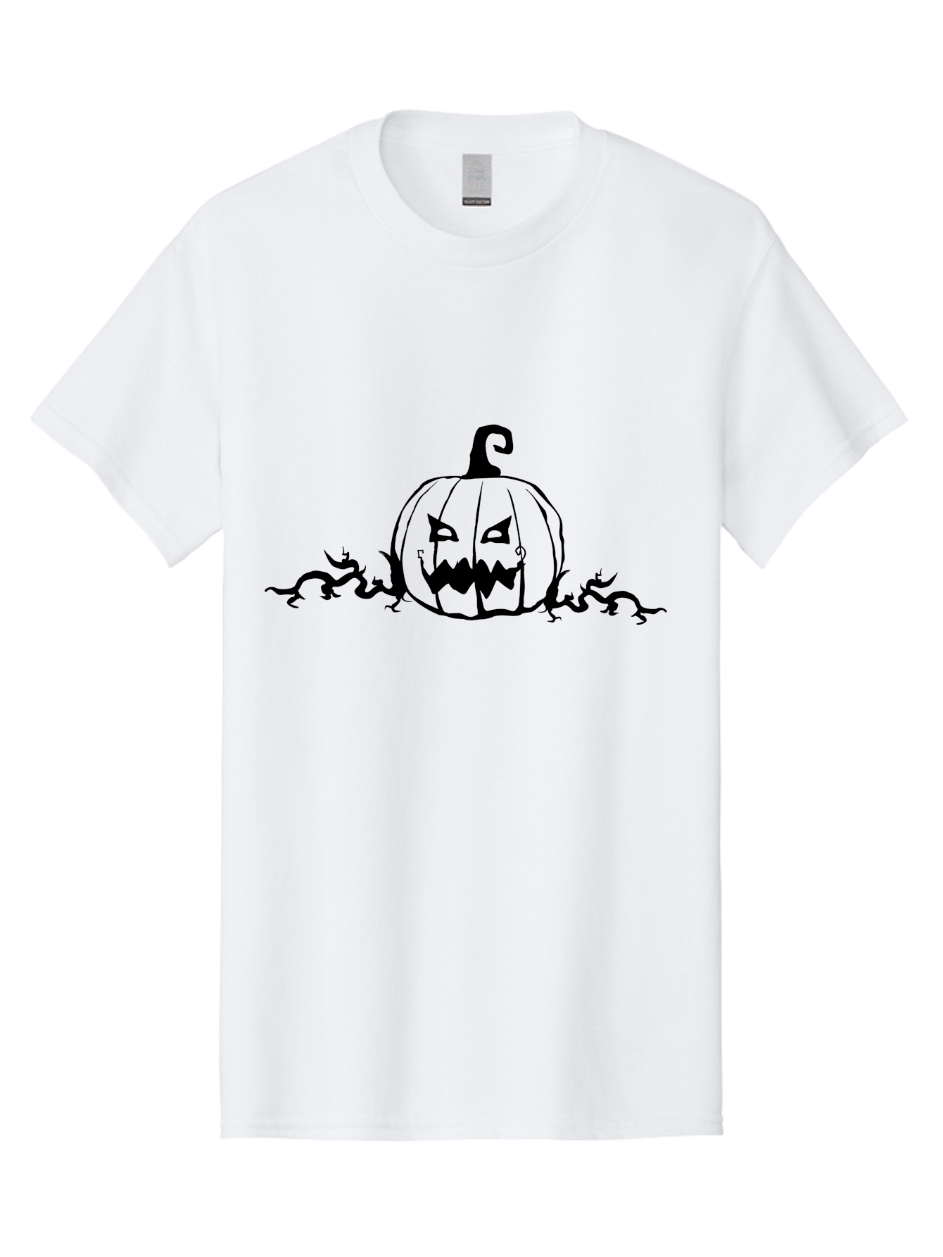 Jack-O-Lantern-2 Men'S Graphic Tee, 100% Cotton, Comfortable Casual Summer Wear, Machine Washable, Halloween Pumpkin, Jack O'Lantern, Spooky Atmosphere, Autumn Decorations, Halloween Theme, Scary Faces, Festive Design Aab229 29