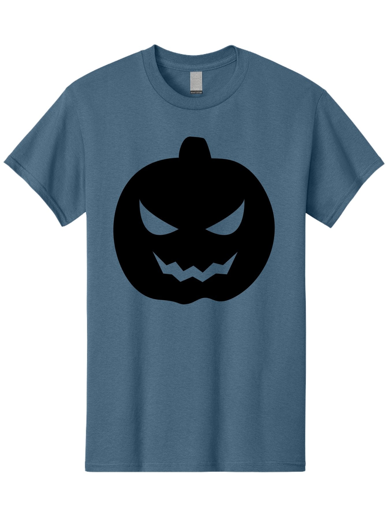 Jack-O-Lantern Men'S Graphic Tee, 100% Cotton, Comfortable Casual Summer Wear, Machine Washable, Halloween Pumpkin, Jack O Lantern, Spooky Face, Glowing Eyes, Menacing Grin, Autumn Decor, Fall Festival, Holiday Symbol, Scary Pumpkin, Aab230