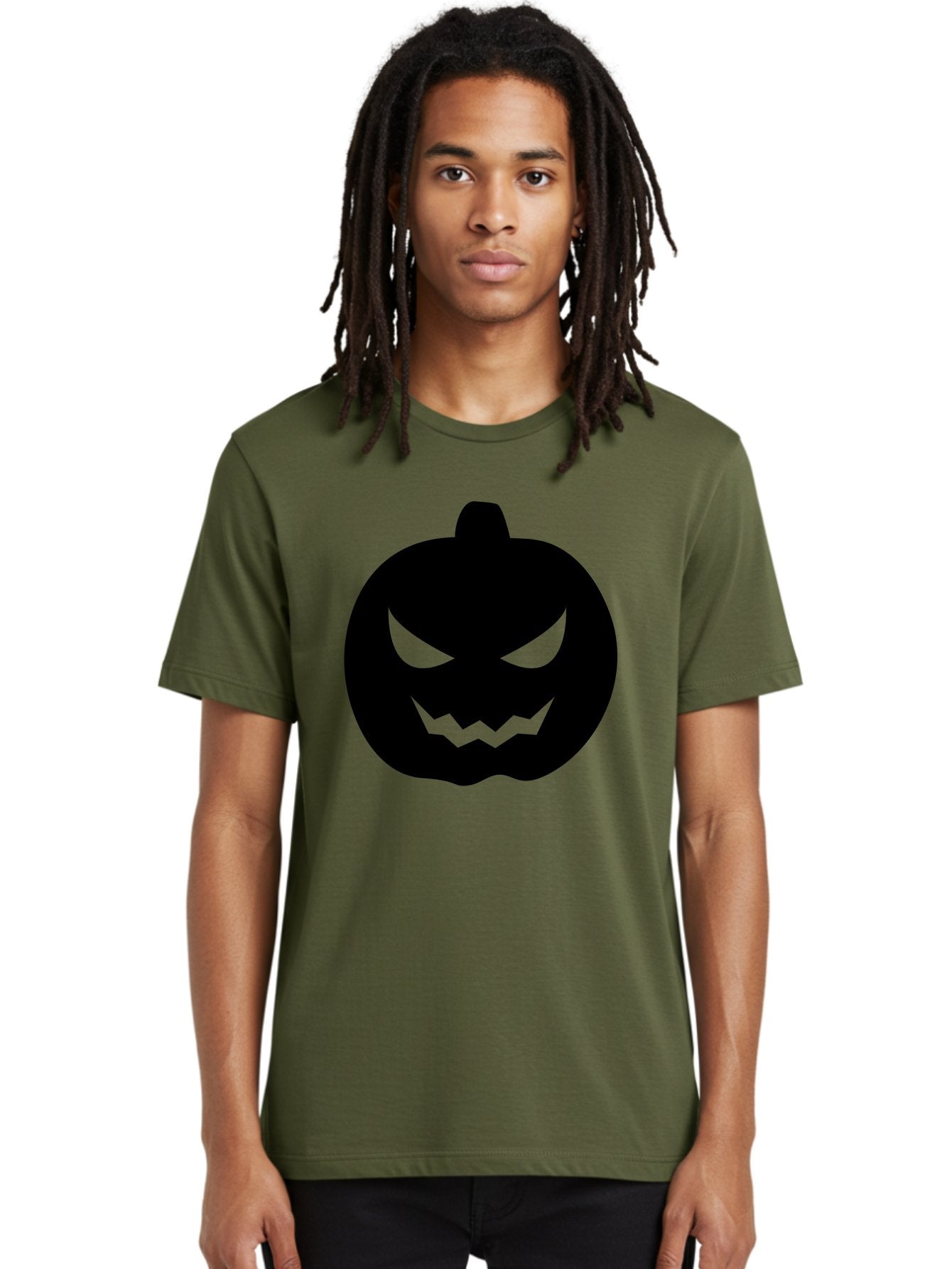 Jack-O-Lantern Men'S Graphic Tee, 100% Cotton, Comfortable Casual Summer Wear, Machine Washable, Halloween Pumpkin, Jack O Lantern, Spooky Face, Glowing Eyes, Menacing Grin, Autumn Decor, Fall Festival, Holiday Symbol, Scary Pumpkin, Aab230 27
