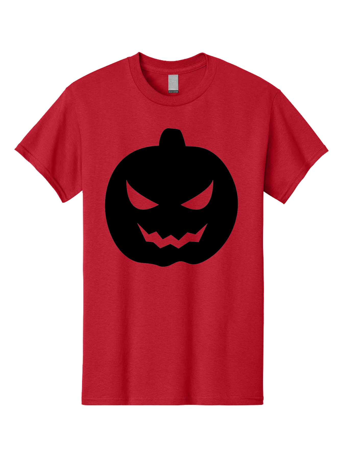 Jack-O-Lantern Men'S Graphic Tee, 100% Cotton, Comfortable Casual Summer Wear, Machine Washable, Halloween Pumpkin, Jack O Lantern, Spooky Face, Glowing Eyes, Menacing Grin, Autumn Decor, Fall Festival, Holiday Symbol, Scary Pumpkin, Aab230 23