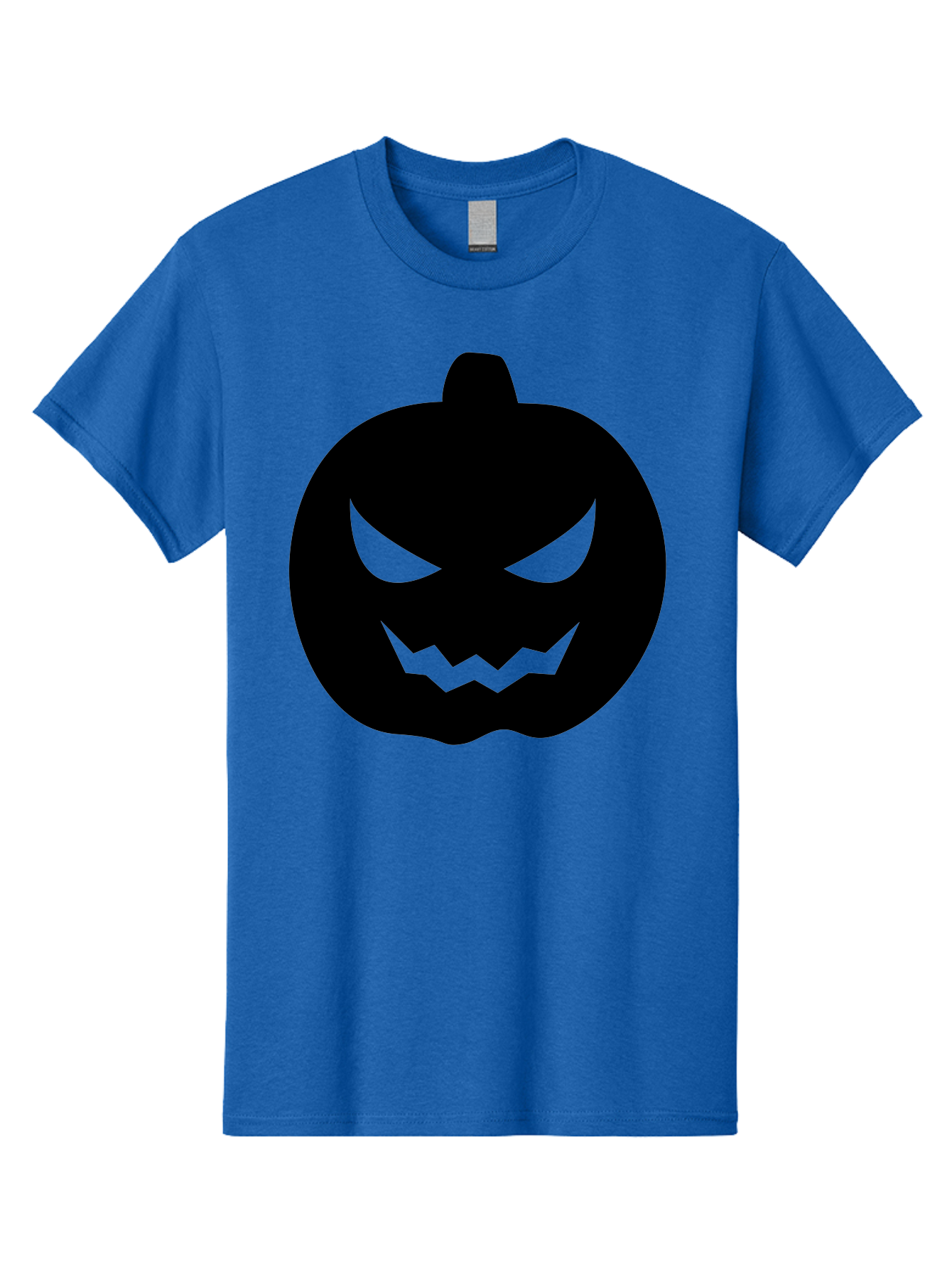 Jack-O-Lantern Men'S Graphic Tee, 100% Cotton, Comfortable Casual Summer Wear, Machine Washable, Halloween Pumpkin, Jack O Lantern, Spooky Face, Glowing Eyes, Menacing Grin, Autumn Decor, Fall Festival, Holiday Symbol, Scary Pumpkin, Aab230 25