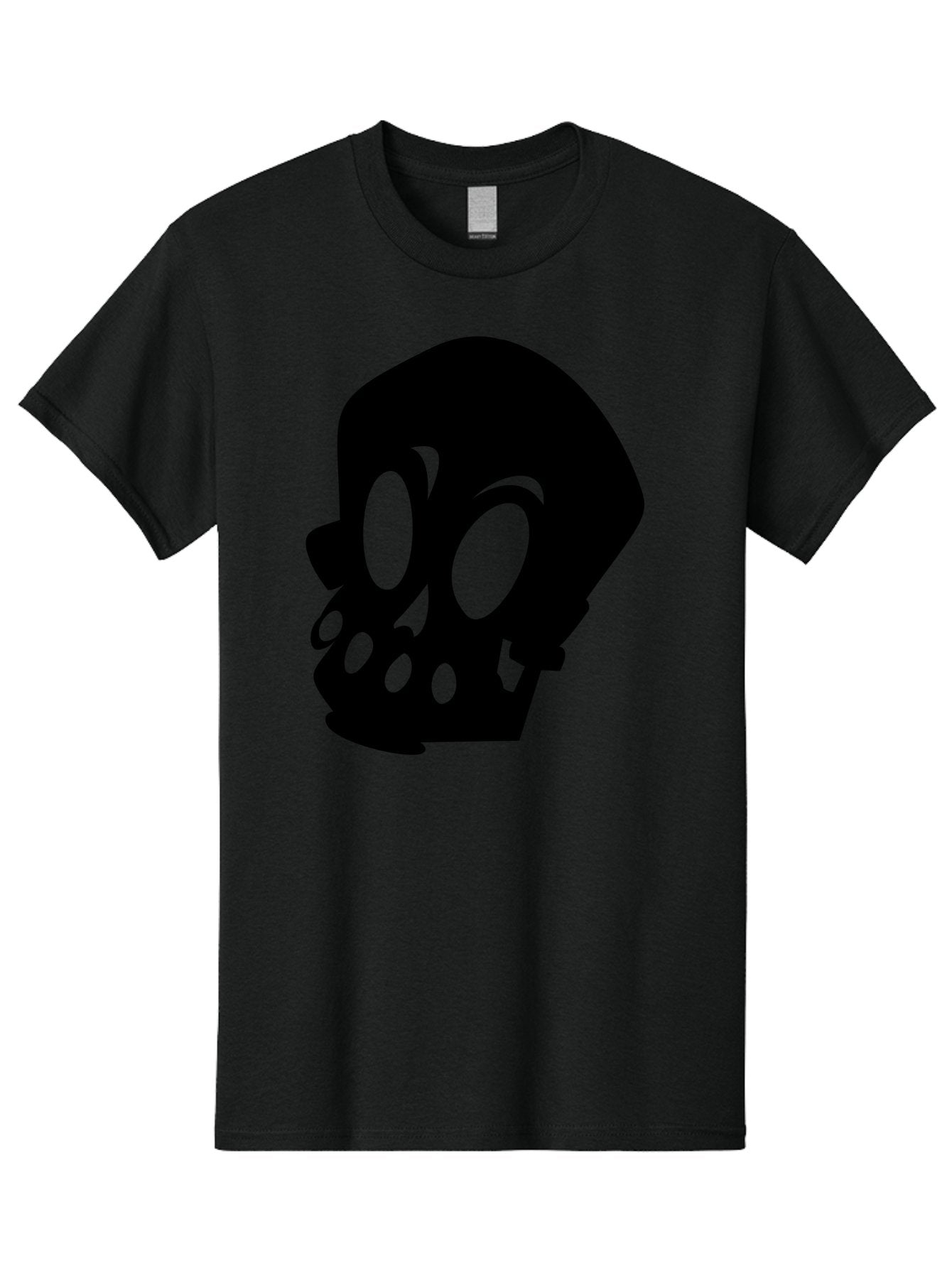 Skull Men'S Graphic Tee, 100% Cotton, Comfortable Casual Summer Wear, Machine Washable, Human Skull, Death Symbol, Gothic Icon, Spooky Emblem, Dark Imagery, Skull Illustration, Goth Culture, Halloween Symbol, Skull Art Aab233 9